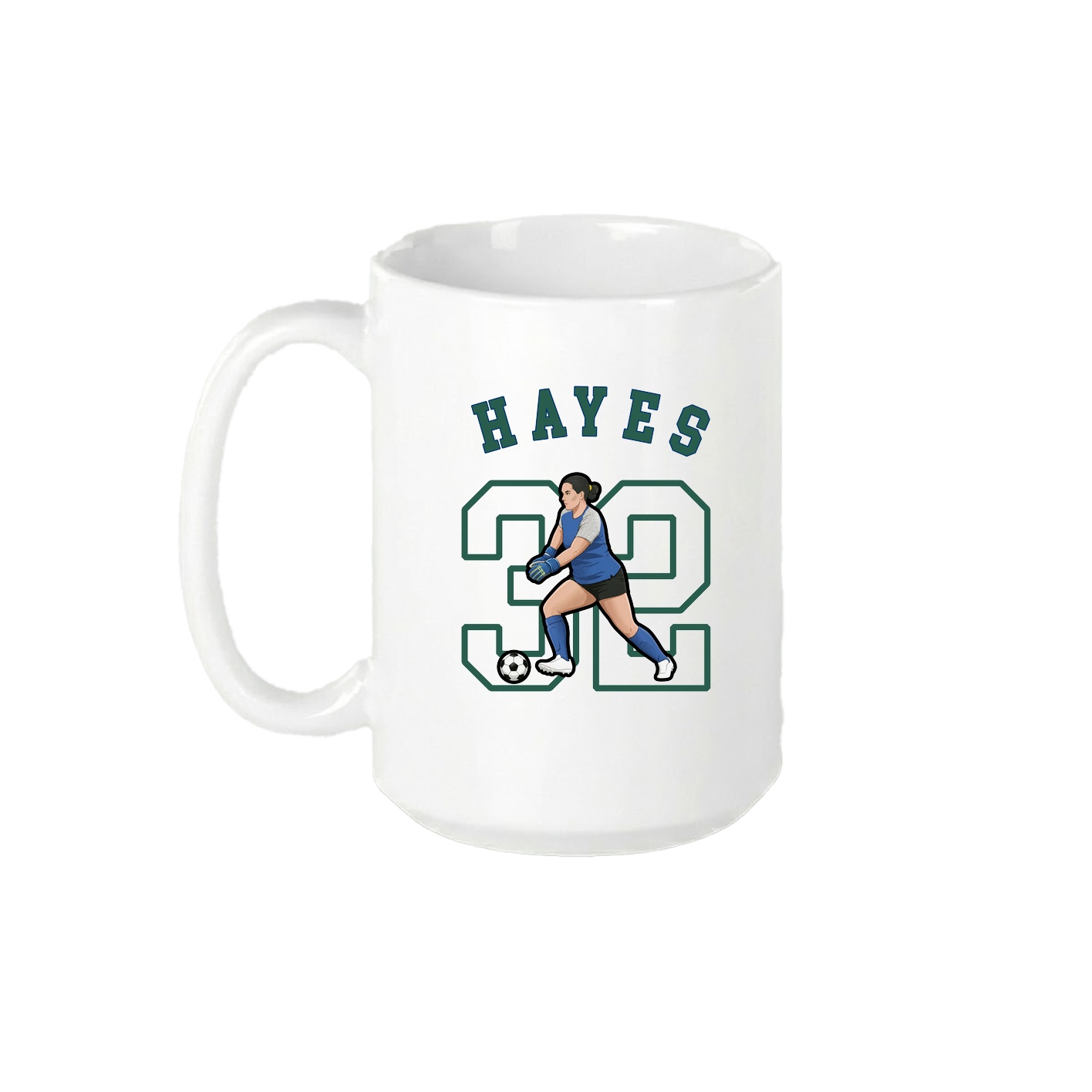 15oz Coffee Mug — Shirsey Arch in White