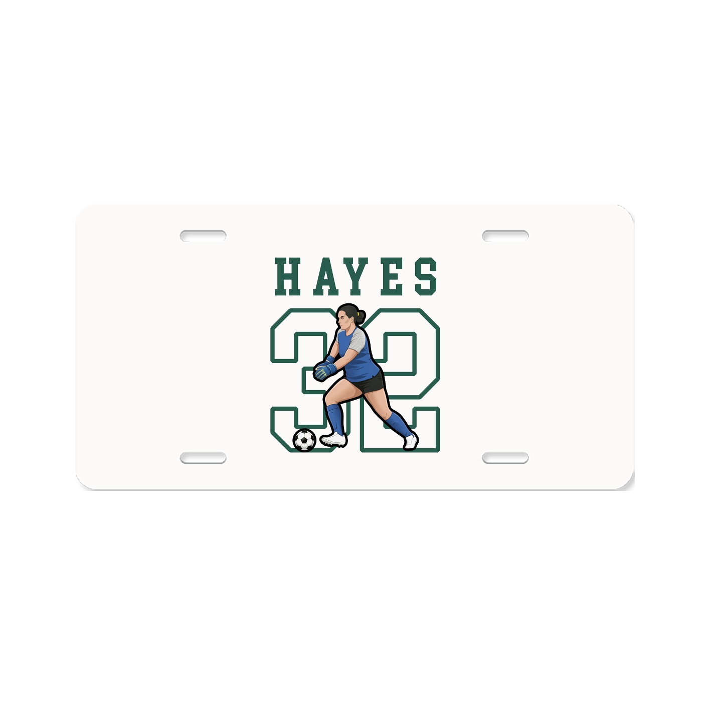 License Plate — Shirsey in Classic