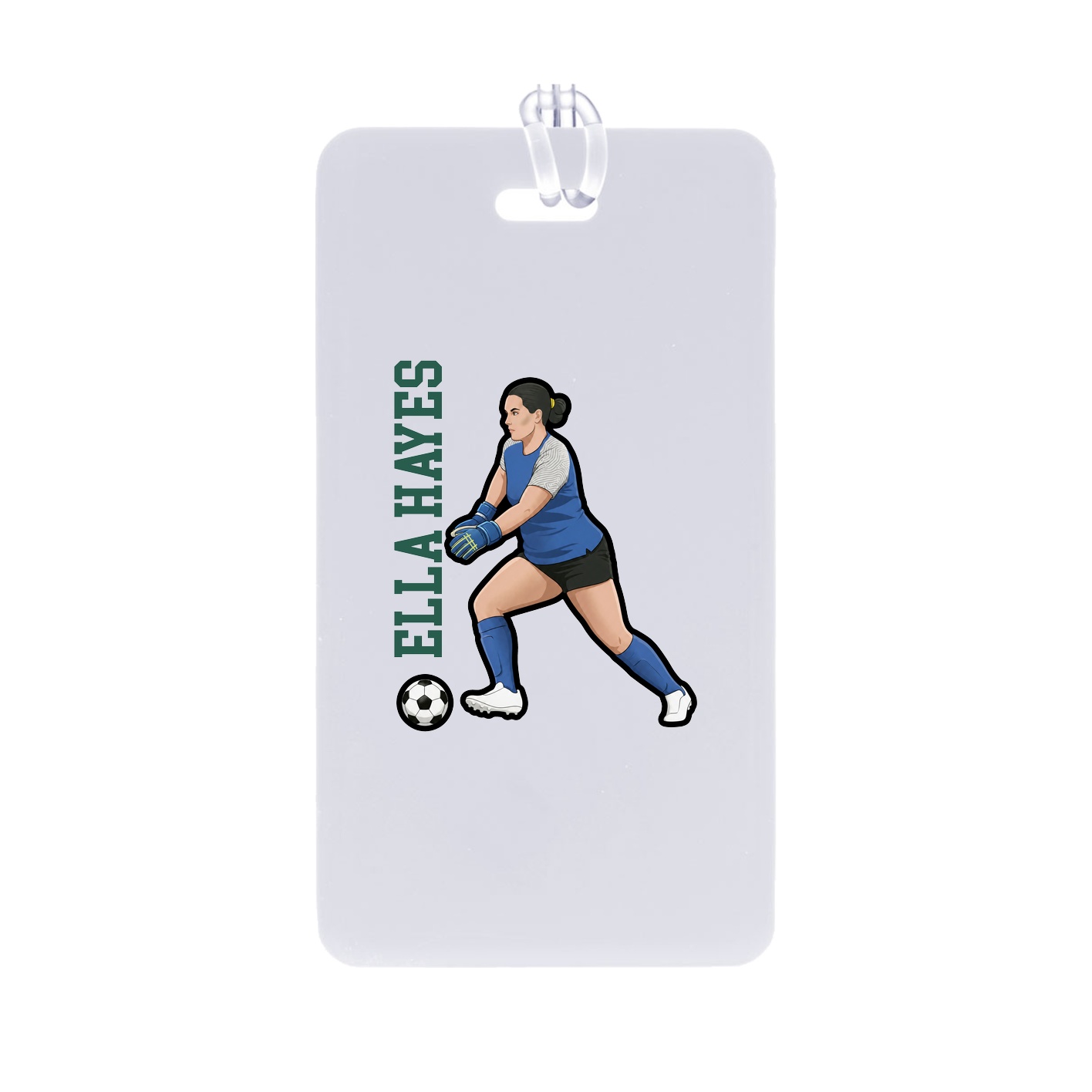 Bag Tag — Name Vertical in Classic