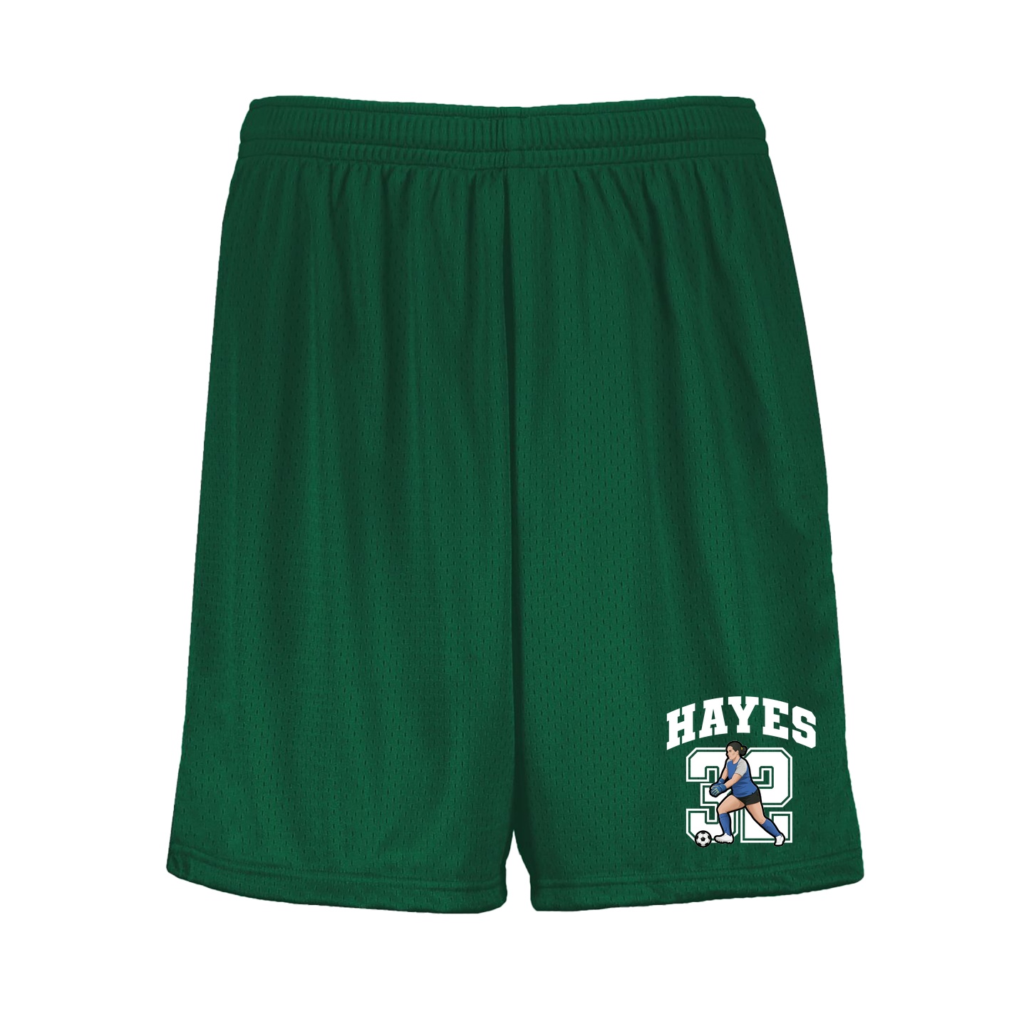 Shorts — Number in Green