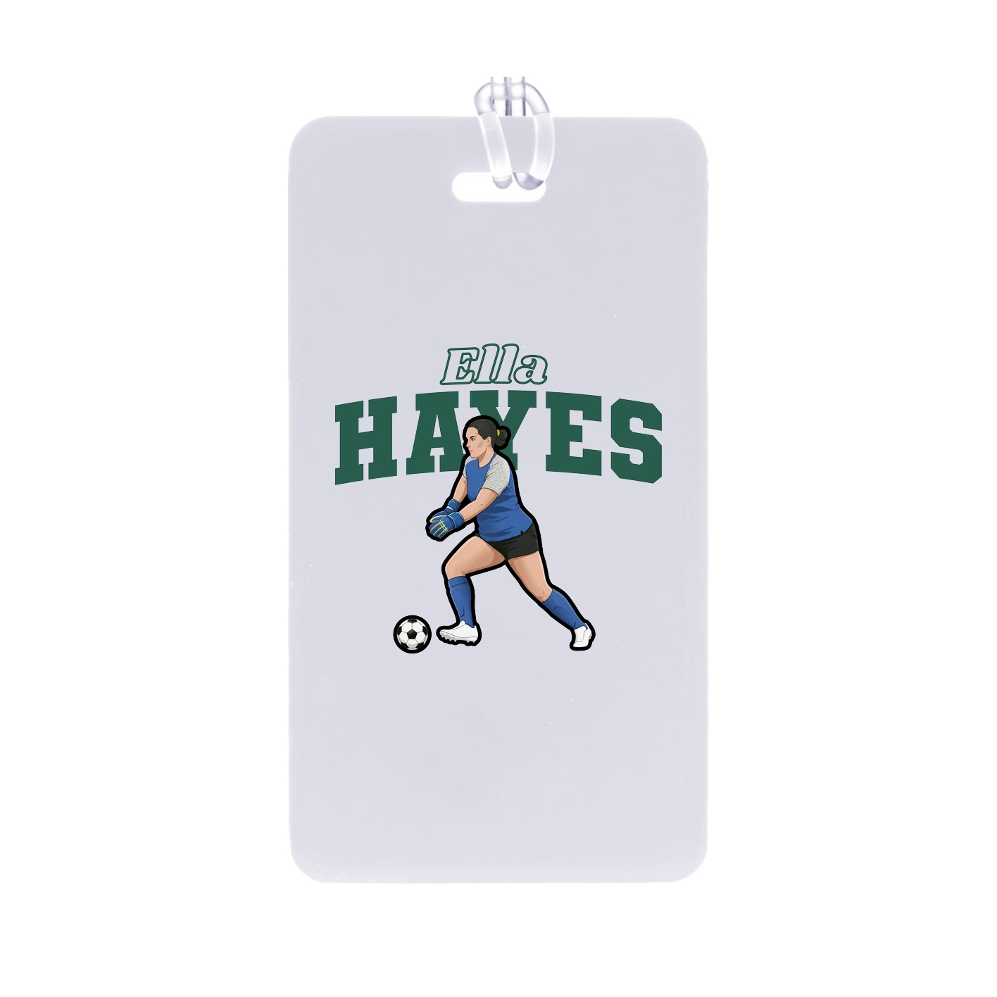 Bag Tag — Name Arch in Classic