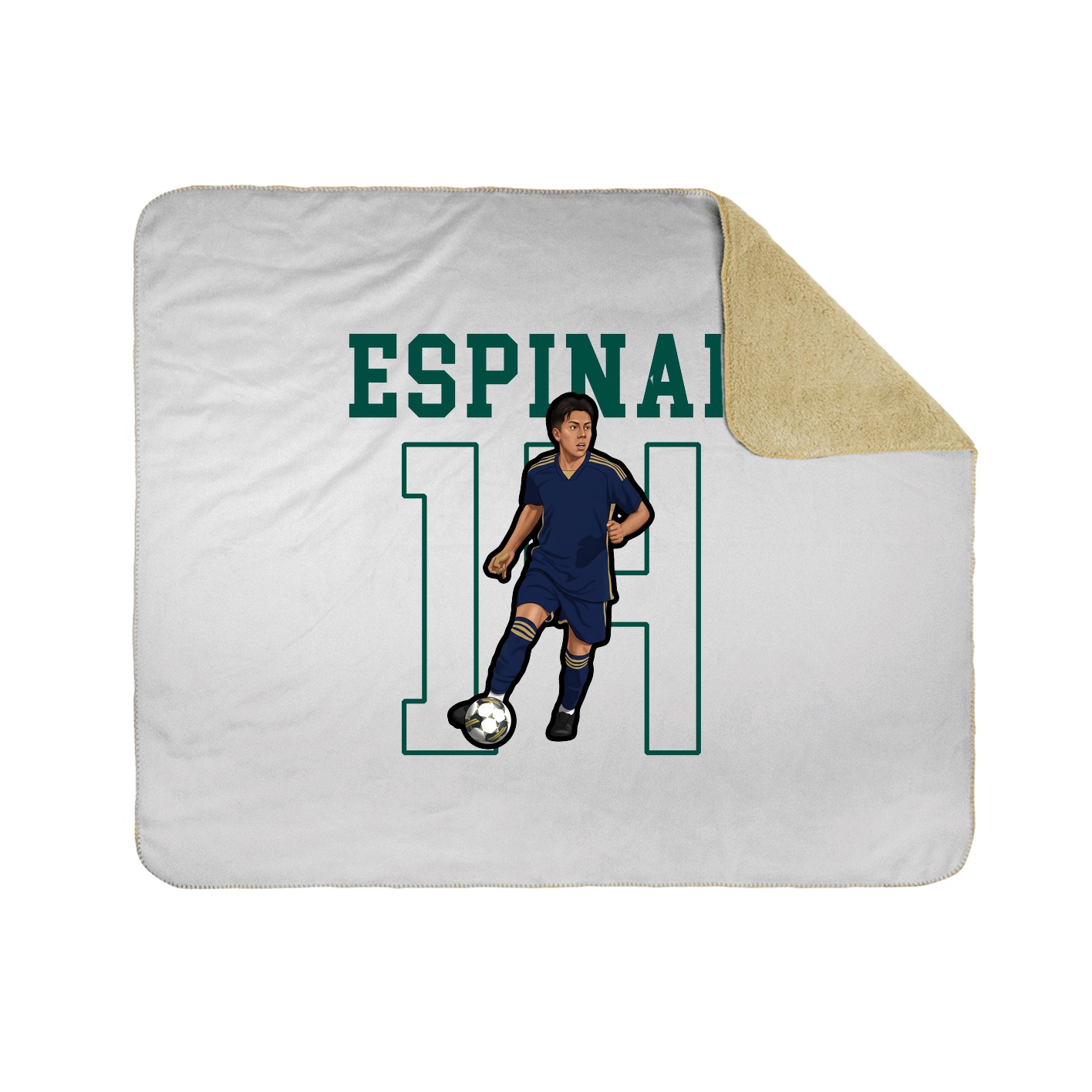50x60 Sherpa Lined Throw Blanket