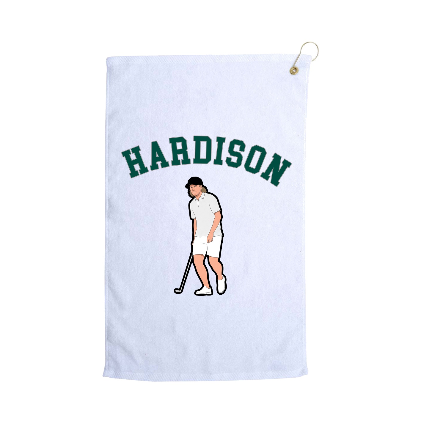 Golf Towel — Shirsey Arch in White