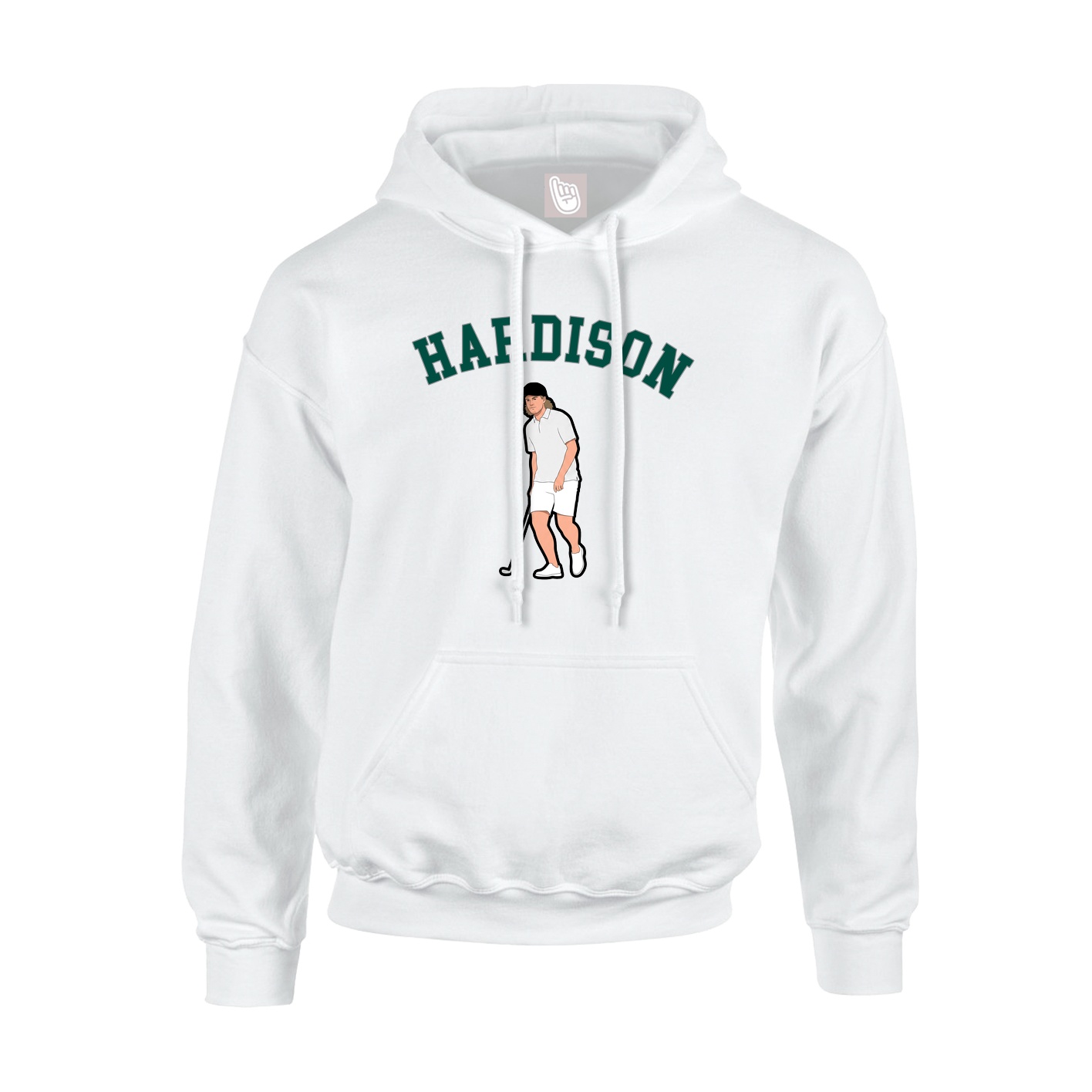 Youth Hoodie — Shirsey Arch in White