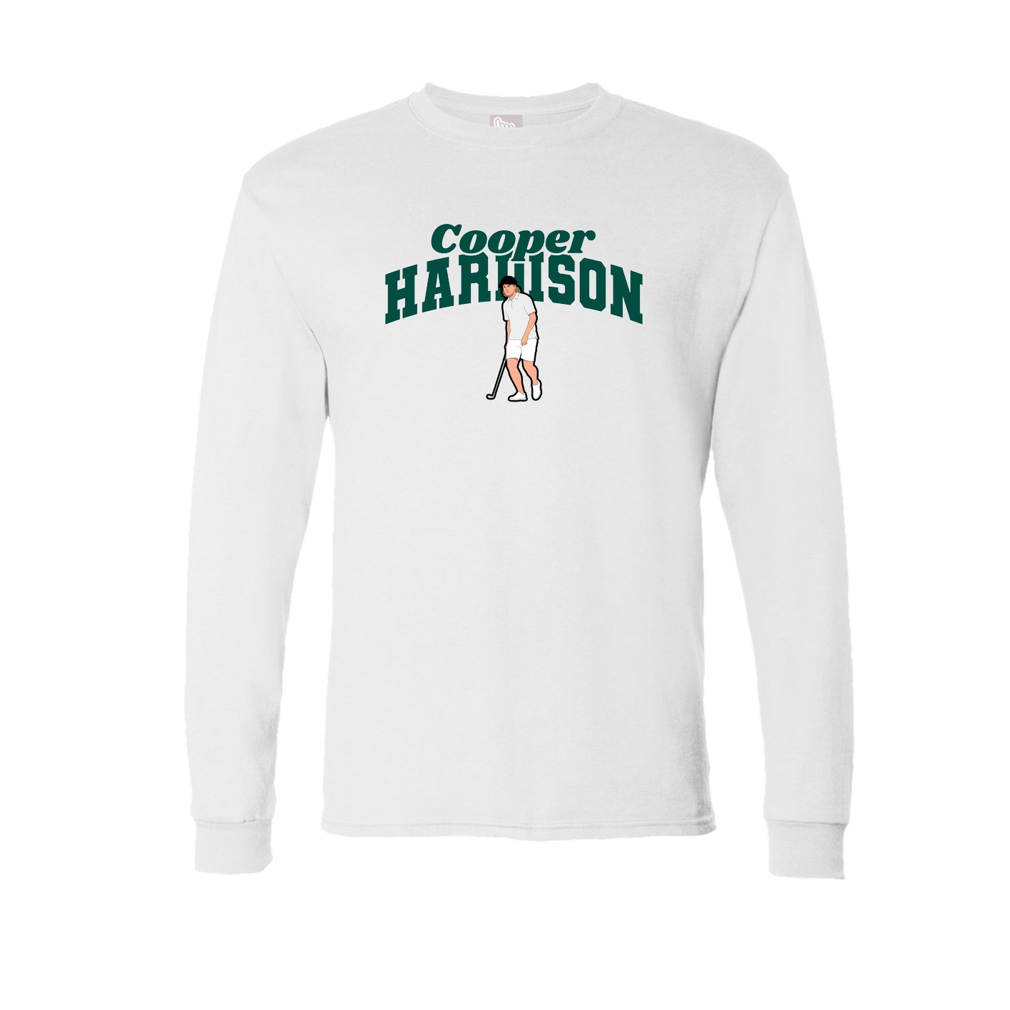 Long Sleeve Tee — Signature Arch in White