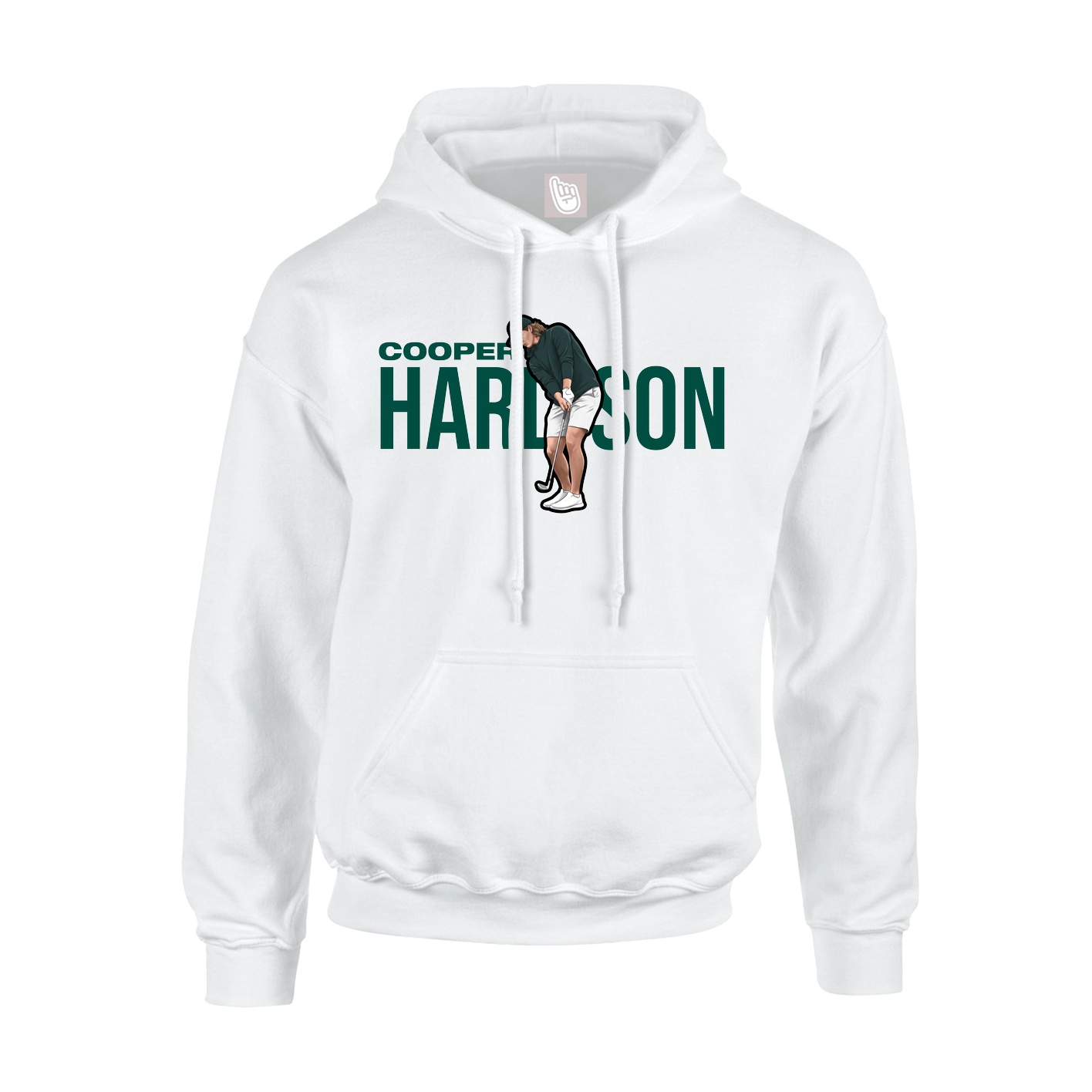 Hoodie — Player Name in White
