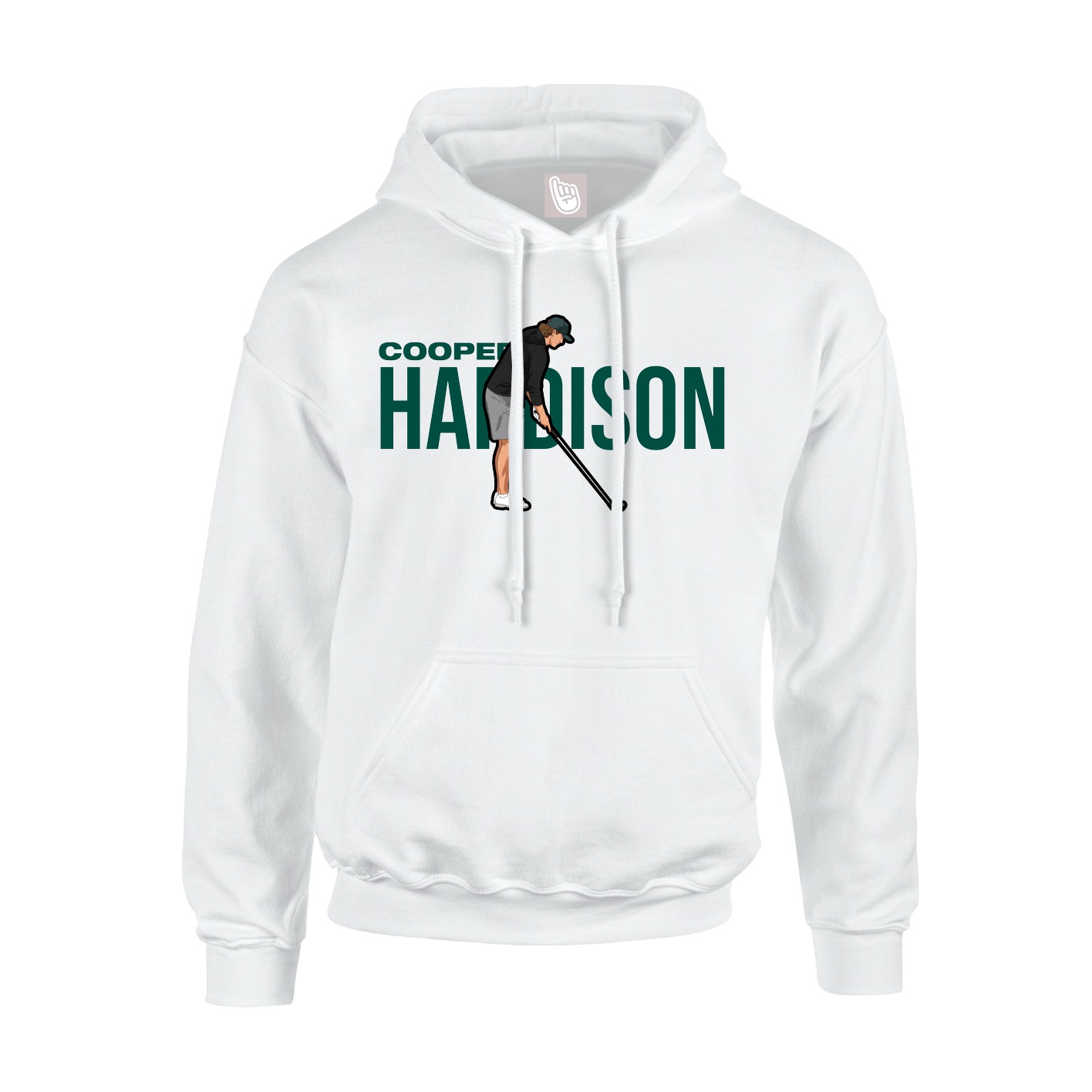 Hoodie — Player Name in White