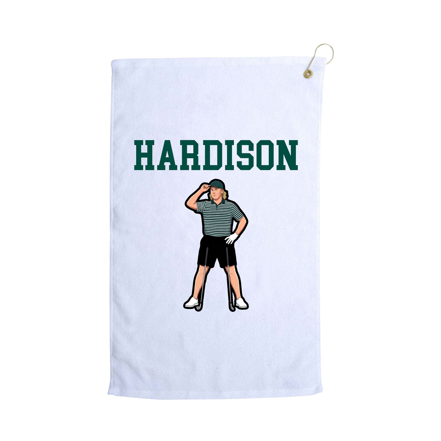 Golf Towel — Shirsey in White