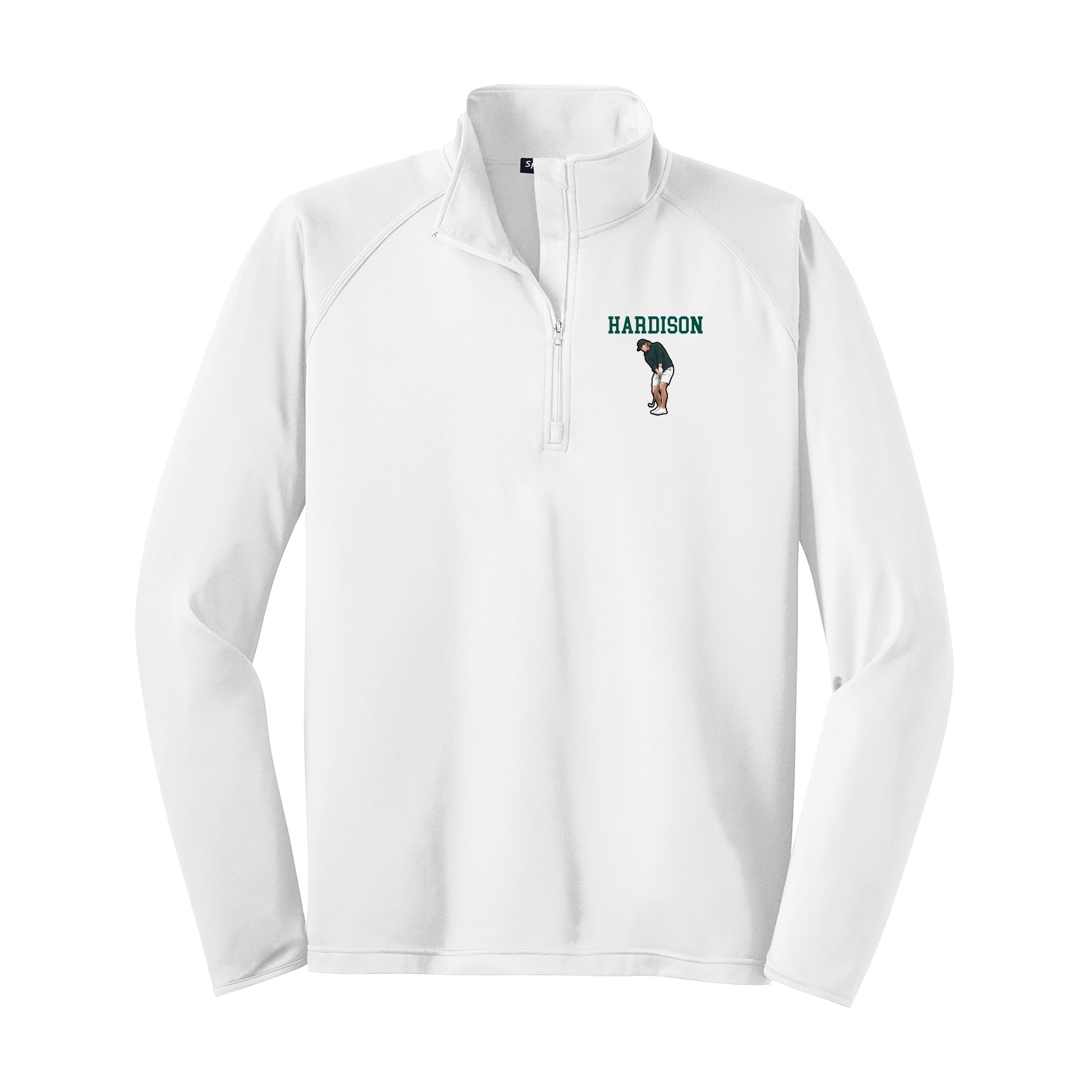 Q-Zip Pullover — Shirsey in White