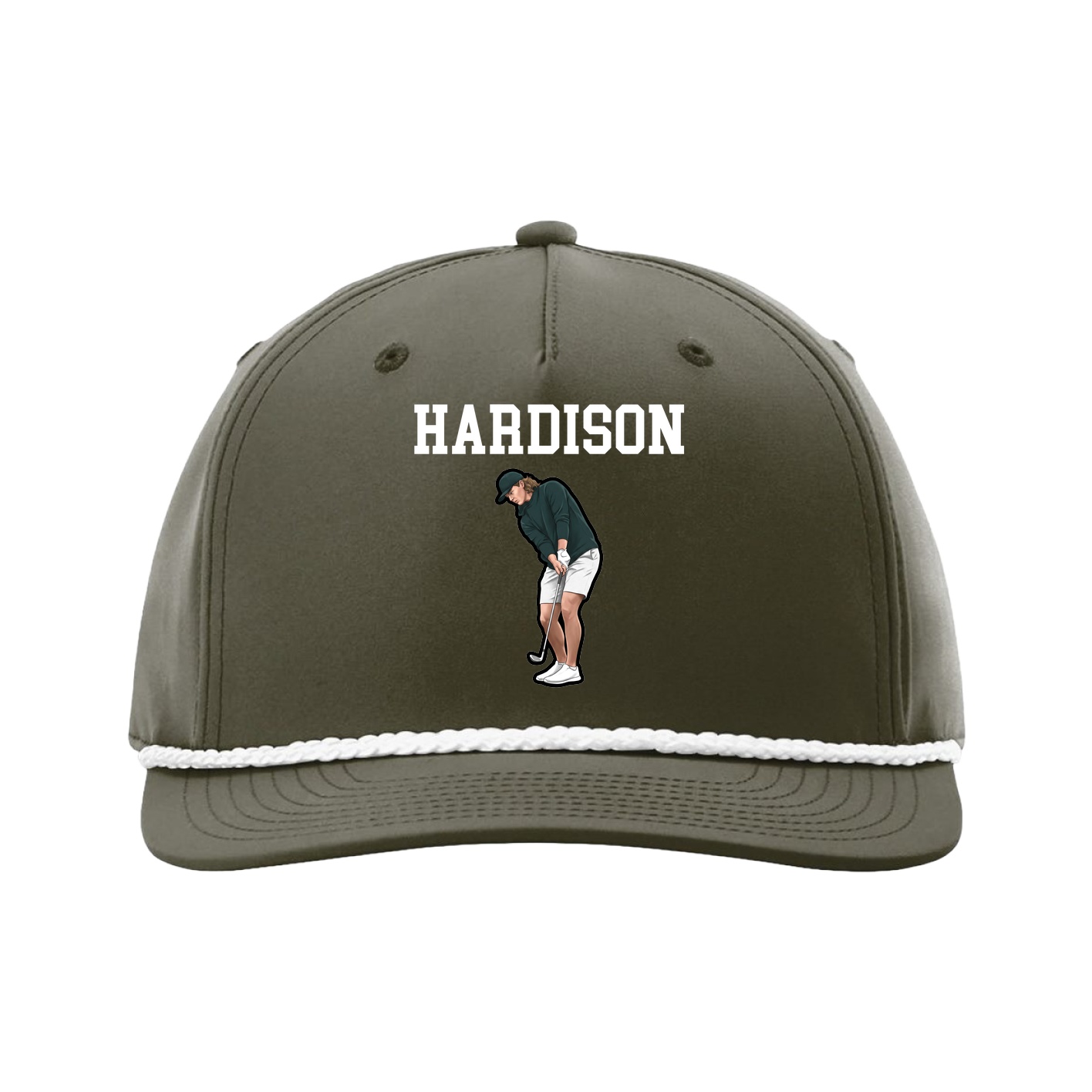 Five-Panel Classic Rope Cap — Shirsey in Green