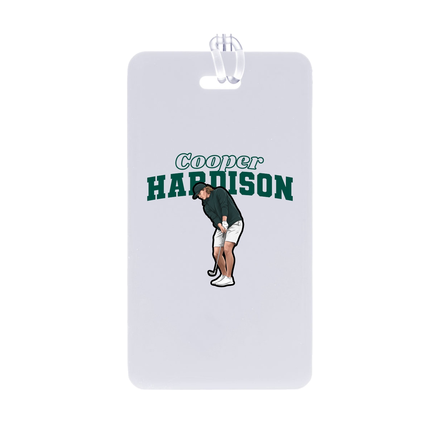 Bag Tag — Name Arch in Classic