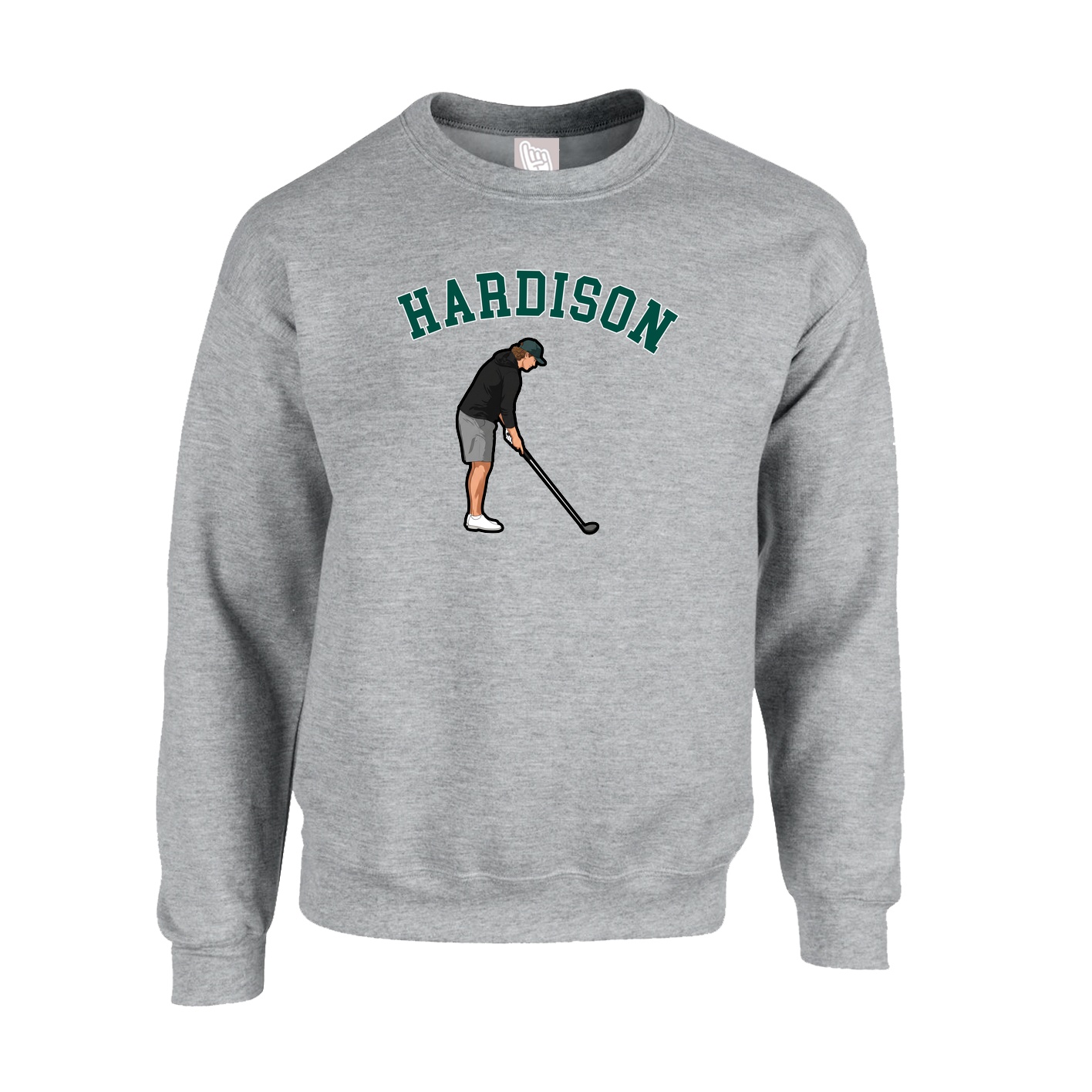 Fleece Crew — Shirsey Arch in Grey