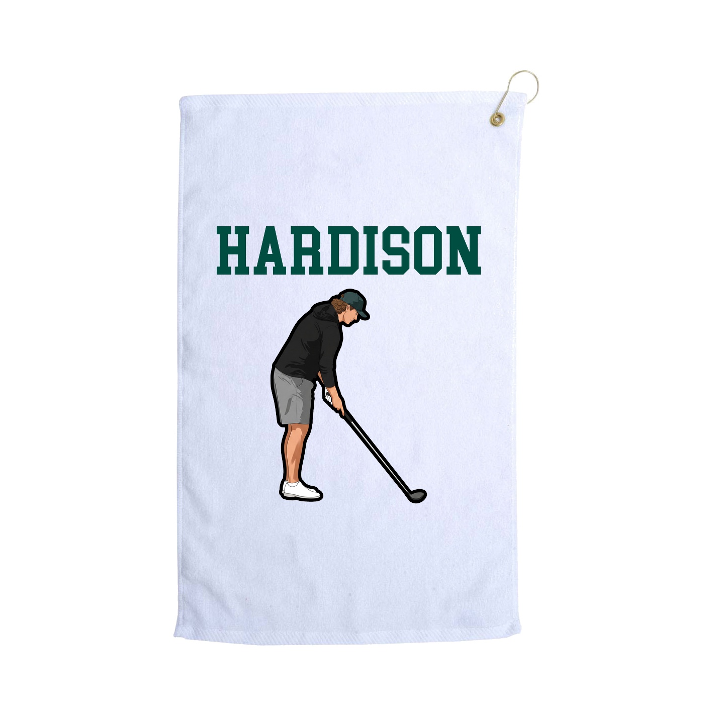 Golf Towel — Shirsey in White