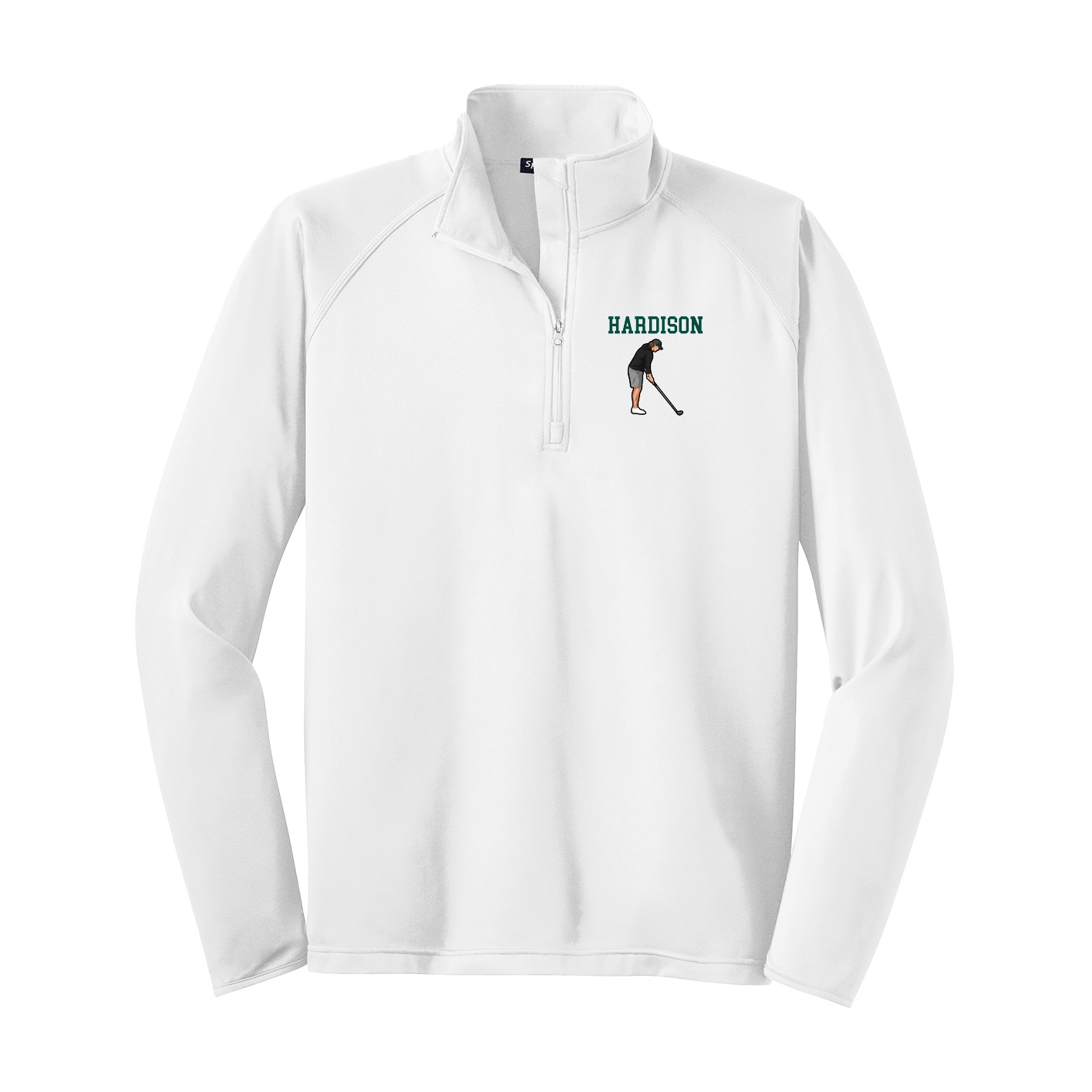 Q-Zip Pullover — Shirsey in White