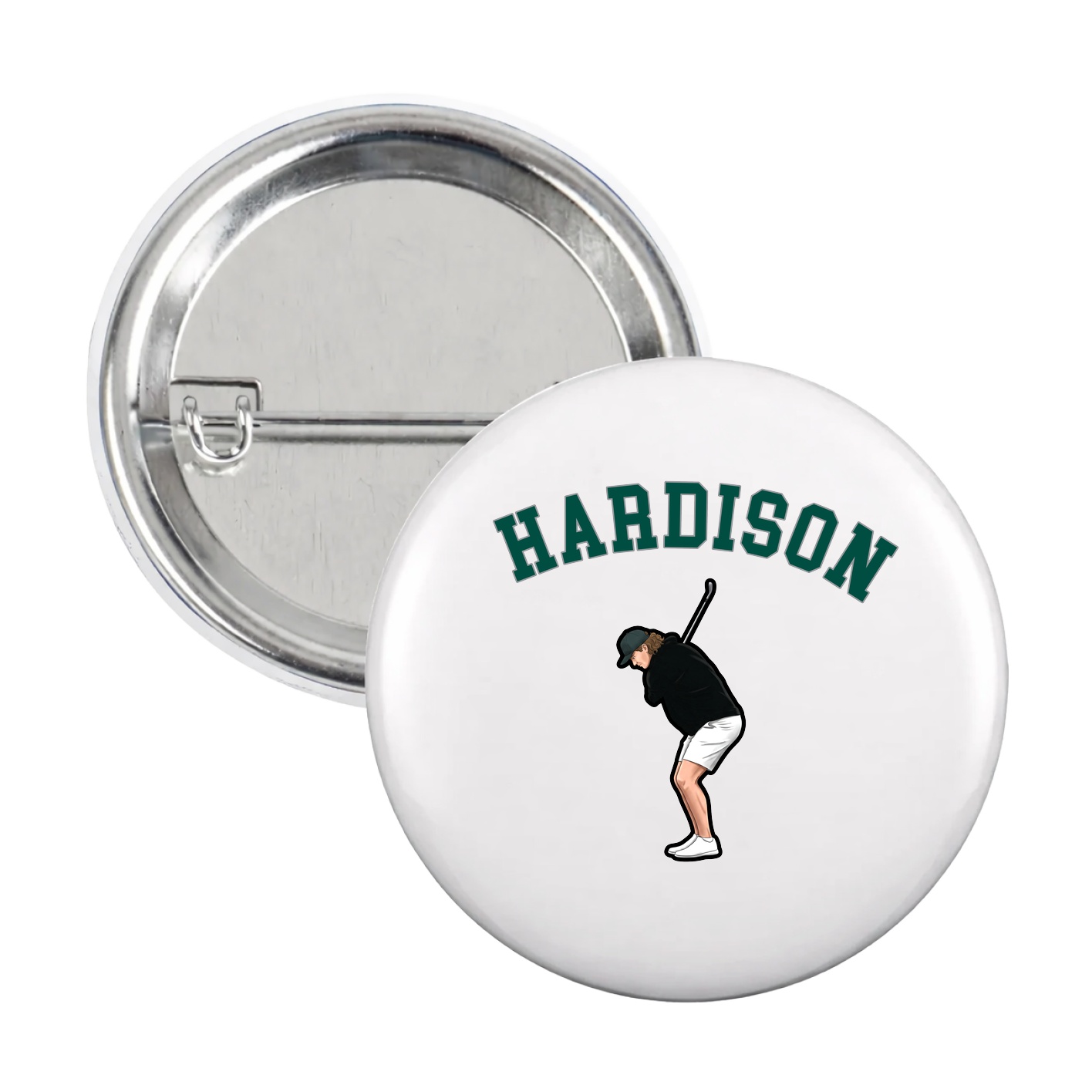 Game Day Button — Shirsey Arch in White