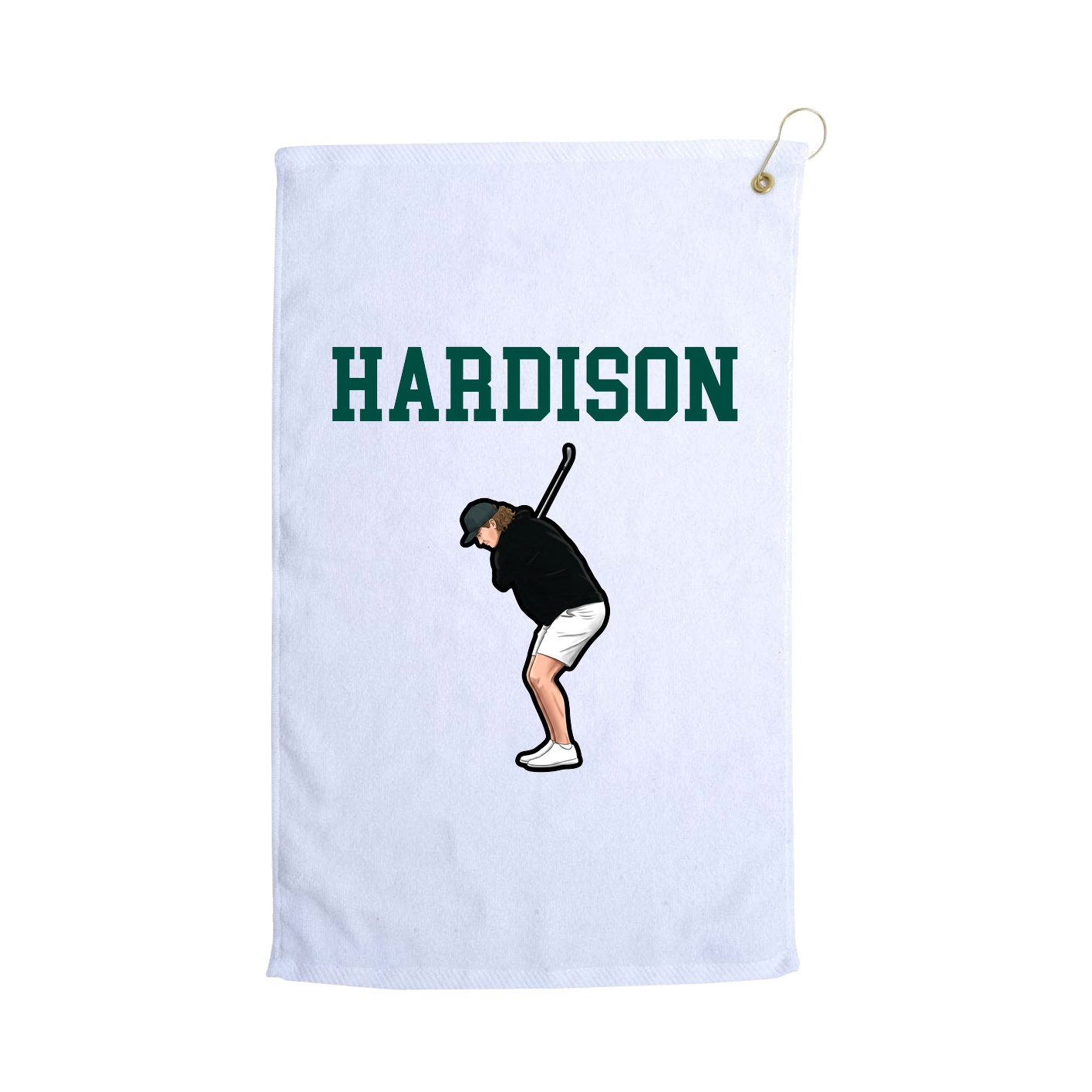 Golf Towel — Shirsey in White