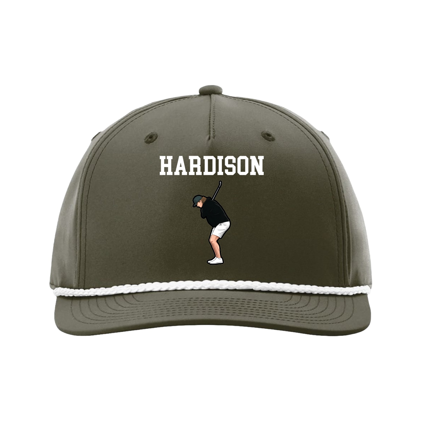 Five-Panel Classic Rope Cap — Shirsey in Green
