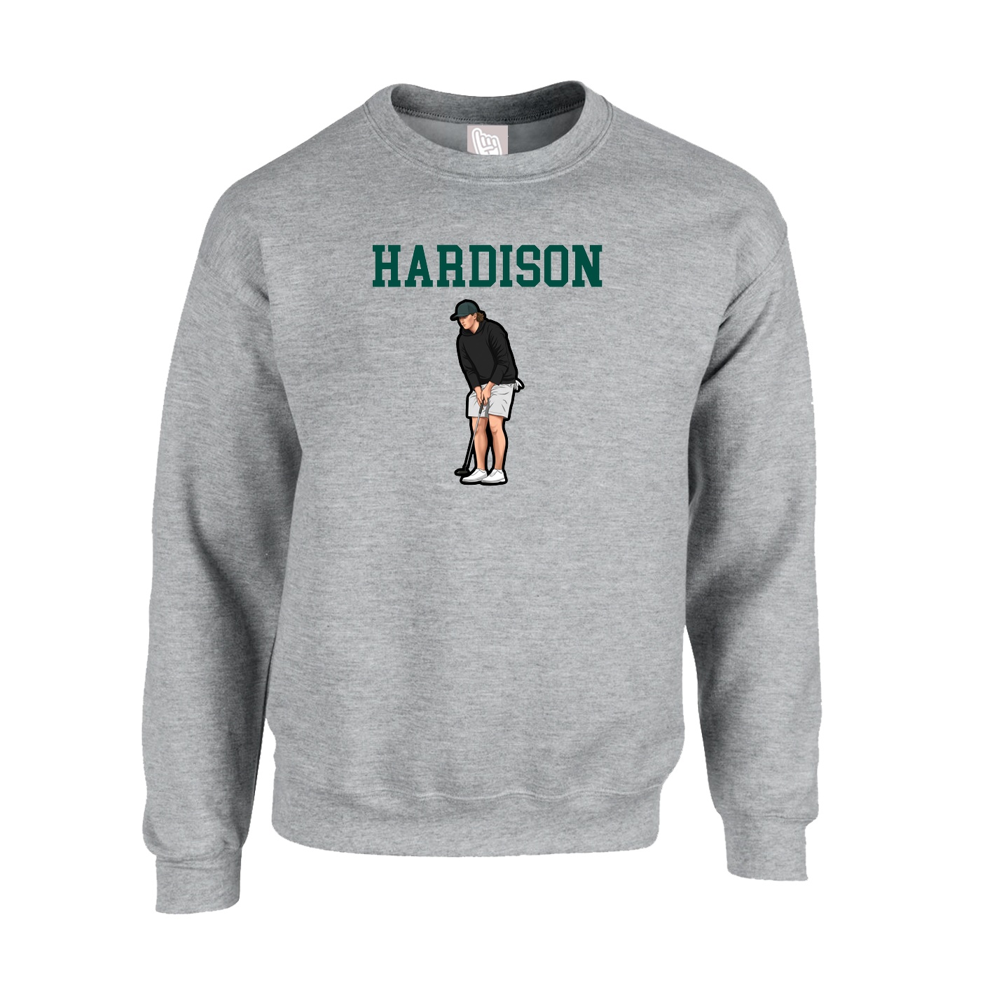 Fleece Crew — Shirsey in Grey