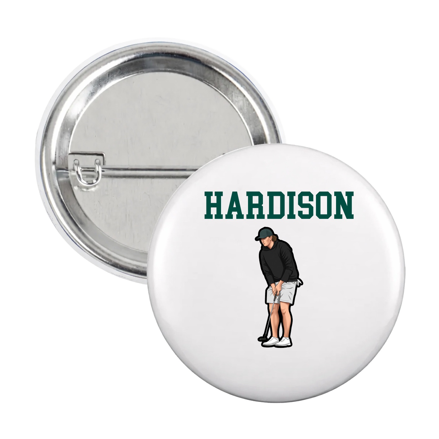 Game Day Button — Shirsey in White