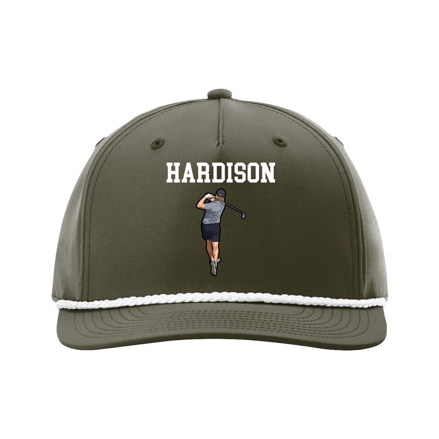 Five-Panel Classic Rope Cap — Shirsey in Green