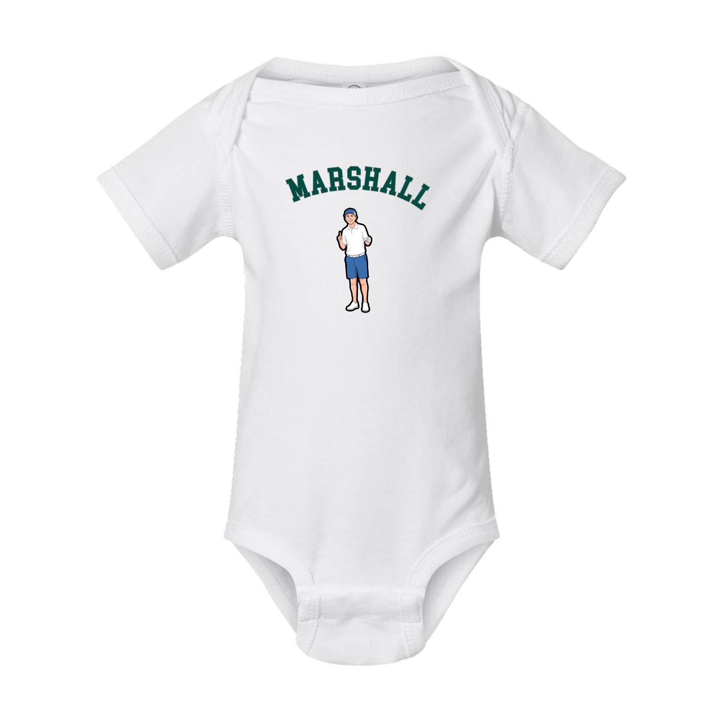 Baby Onesie — Shirsey Arch in White