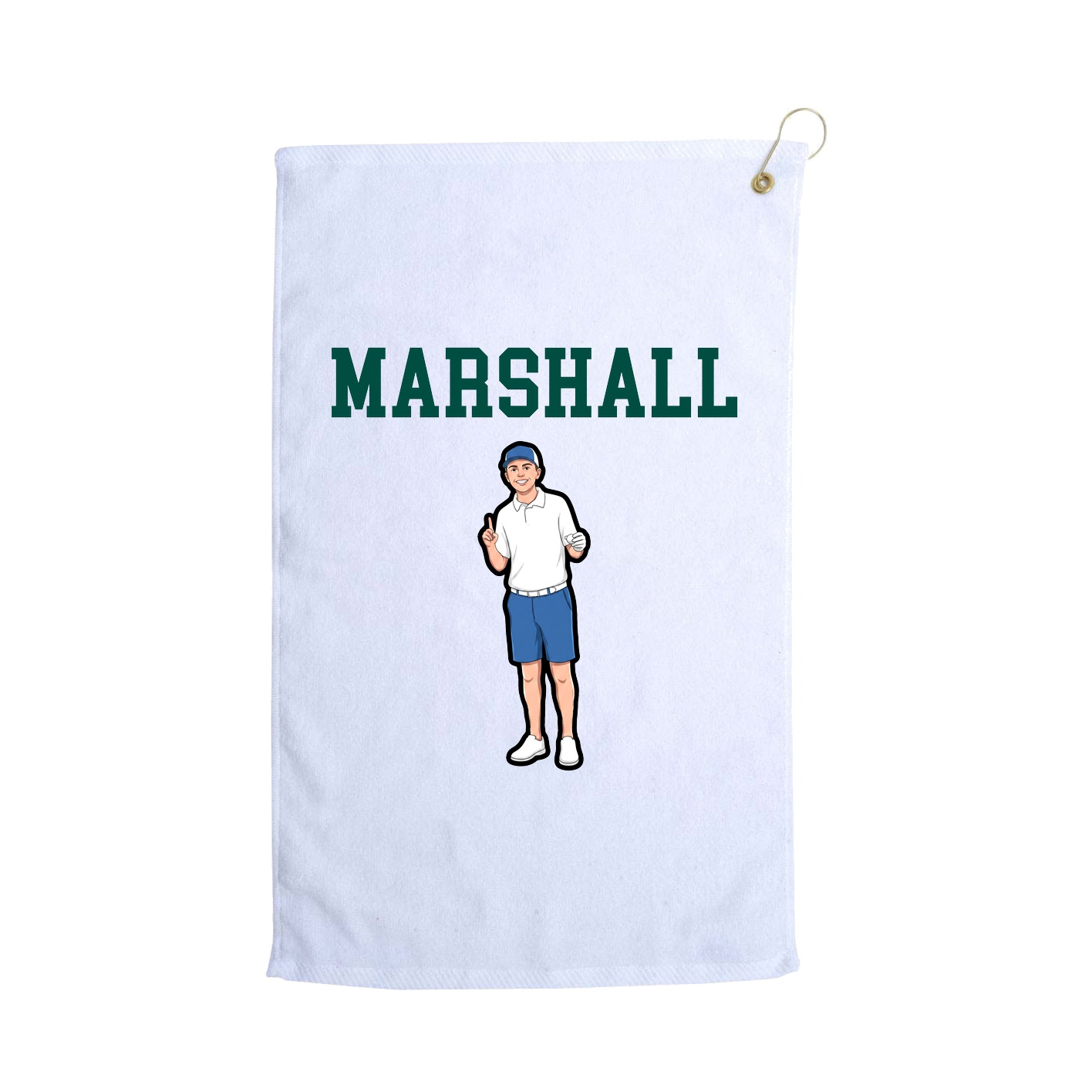 Golf Towel — Shirsey in White