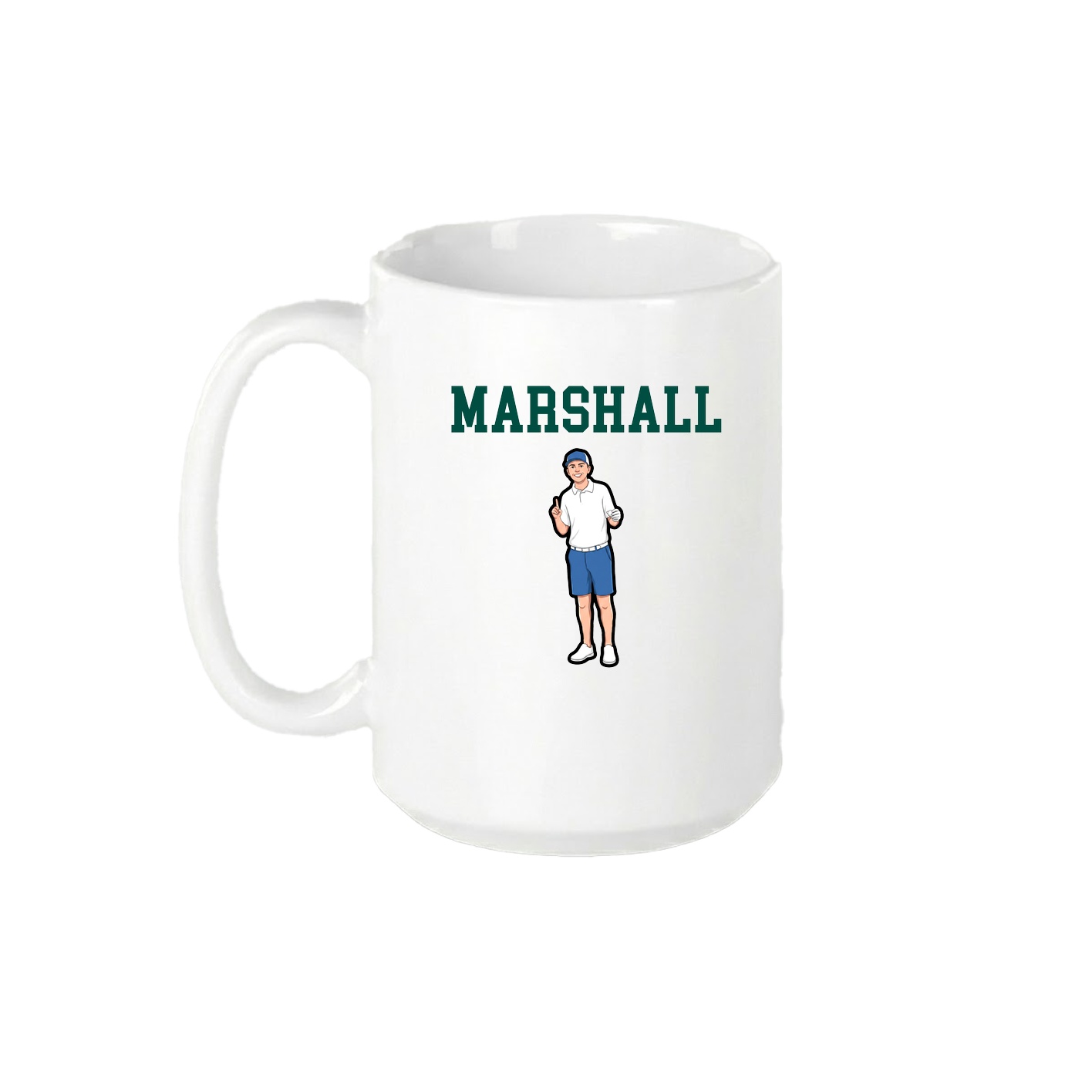 15oz Coffee Mug — Shirsey in White
