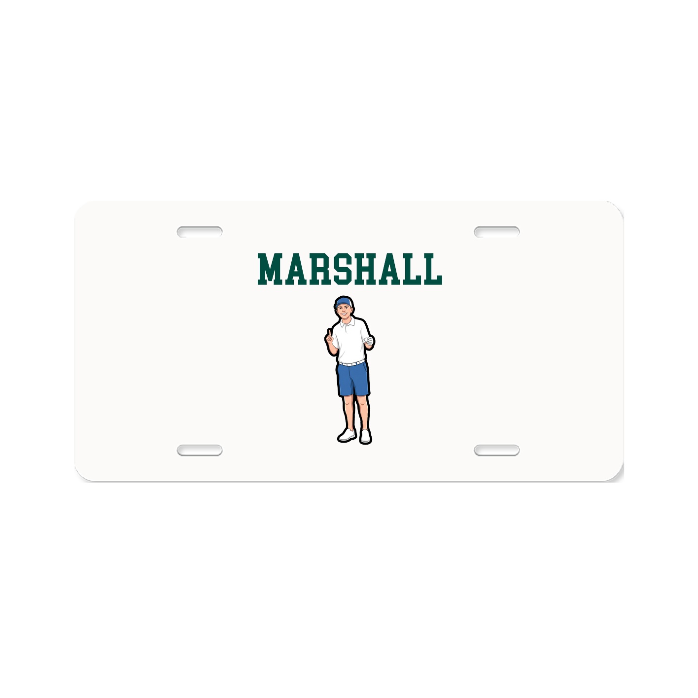 License Plate — Shirsey in Classic