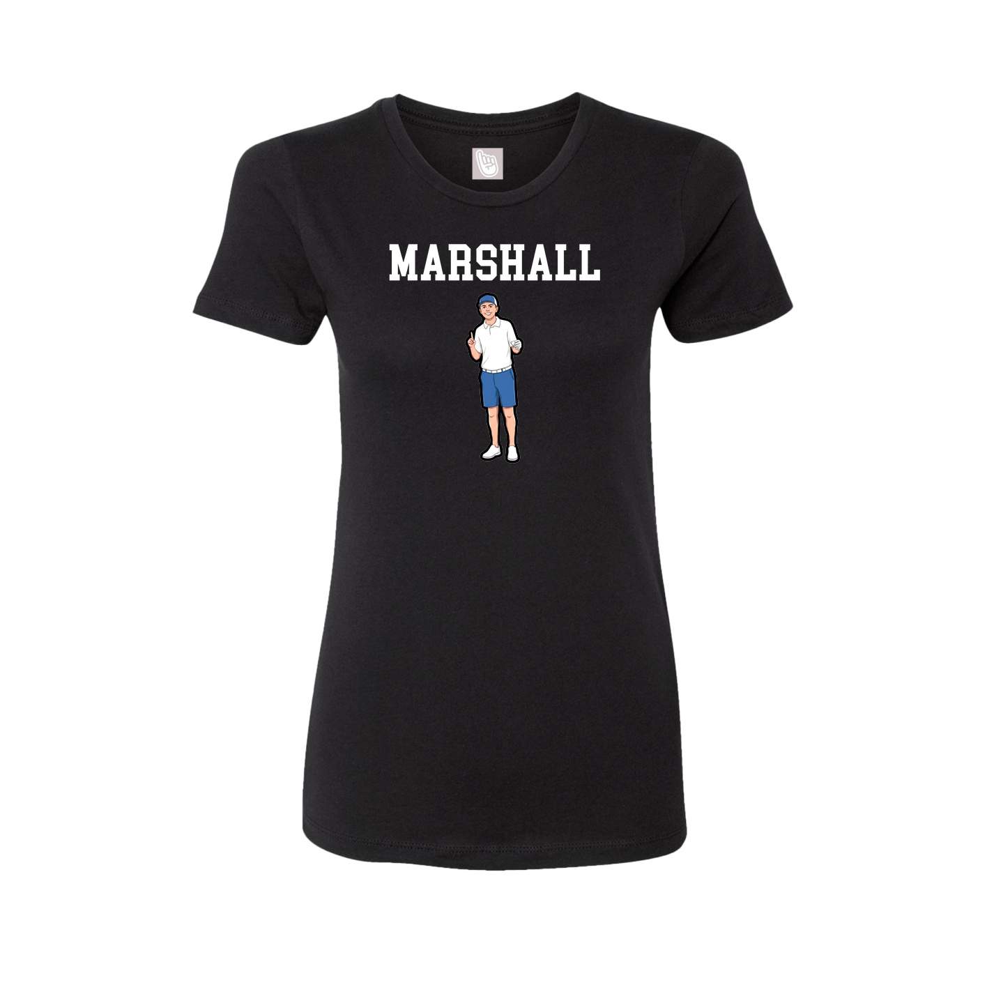 Fitted Women's Tee — Shirsey in Black