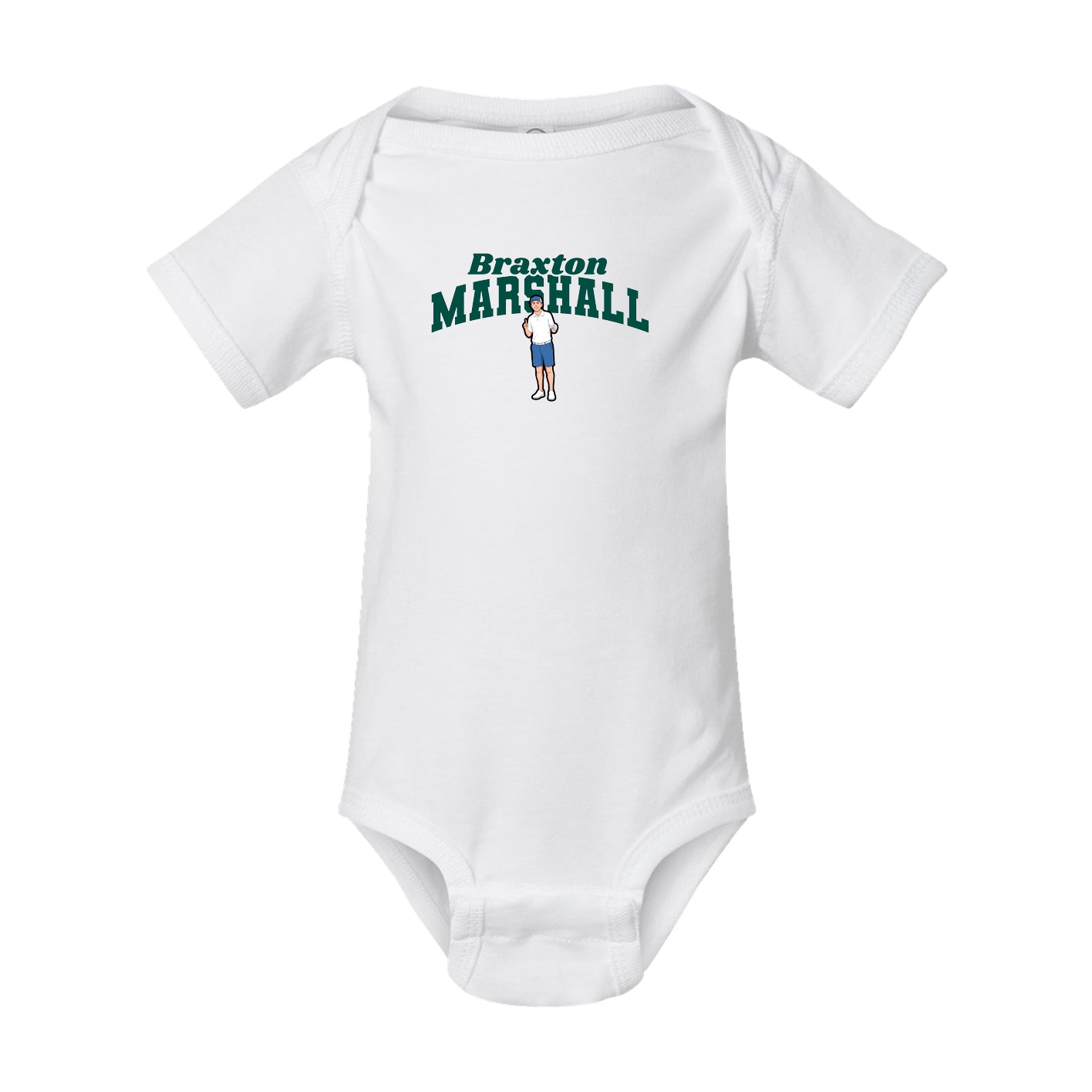 Baby Onesie — Signature Arch in White