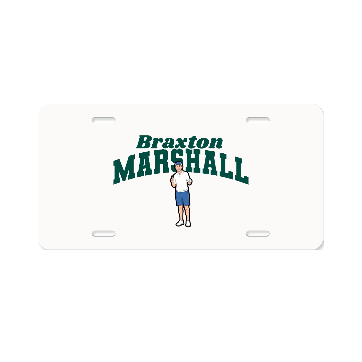 License Plate — Signature Arch in Classic