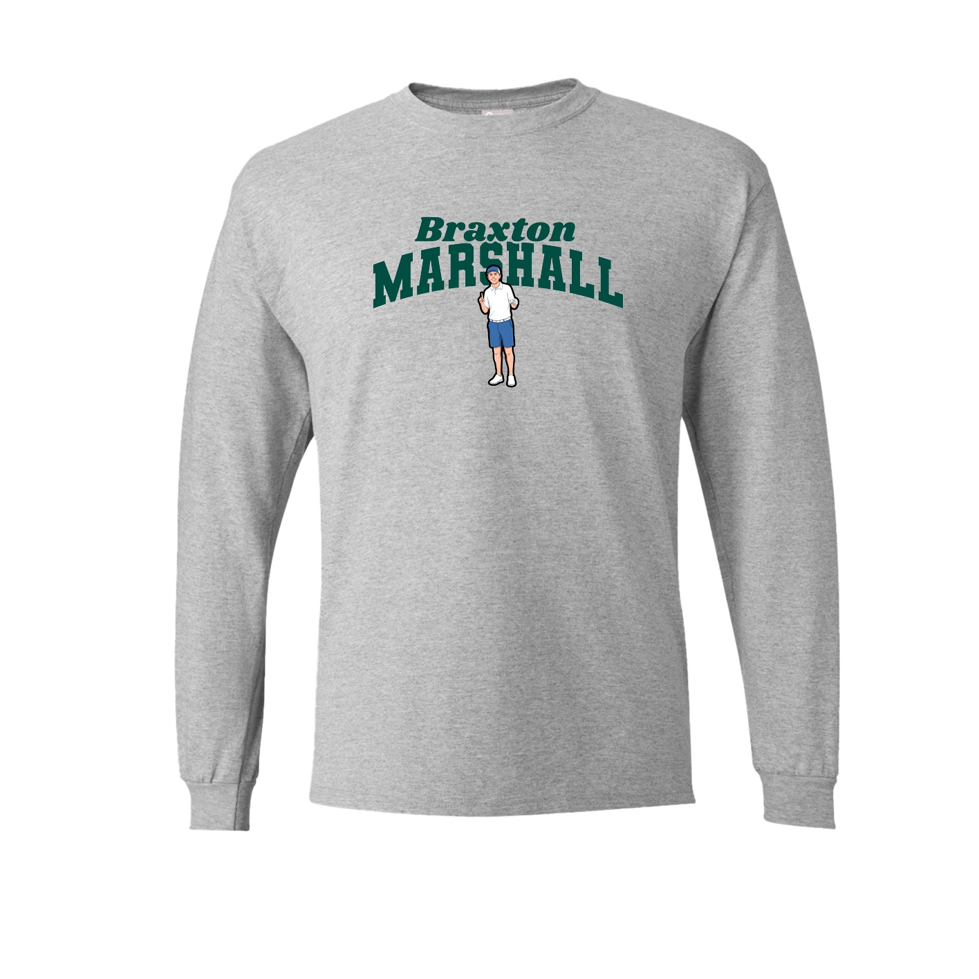 Long Sleeve Tee — Signature Arch in Grey