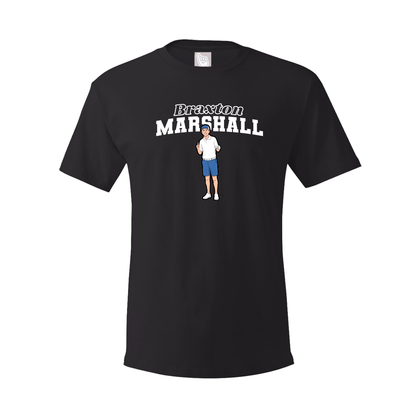 Youth Tee — Name Arch in Black