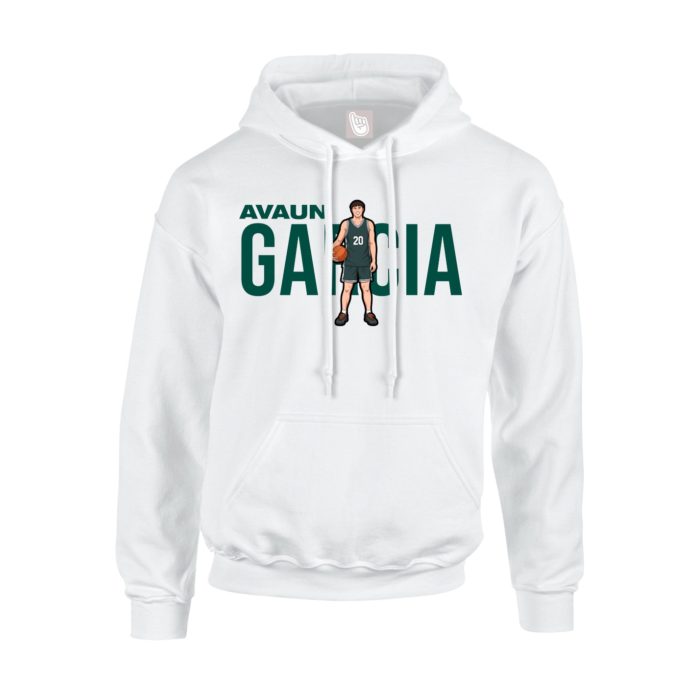 Hoodie — Player Name in White