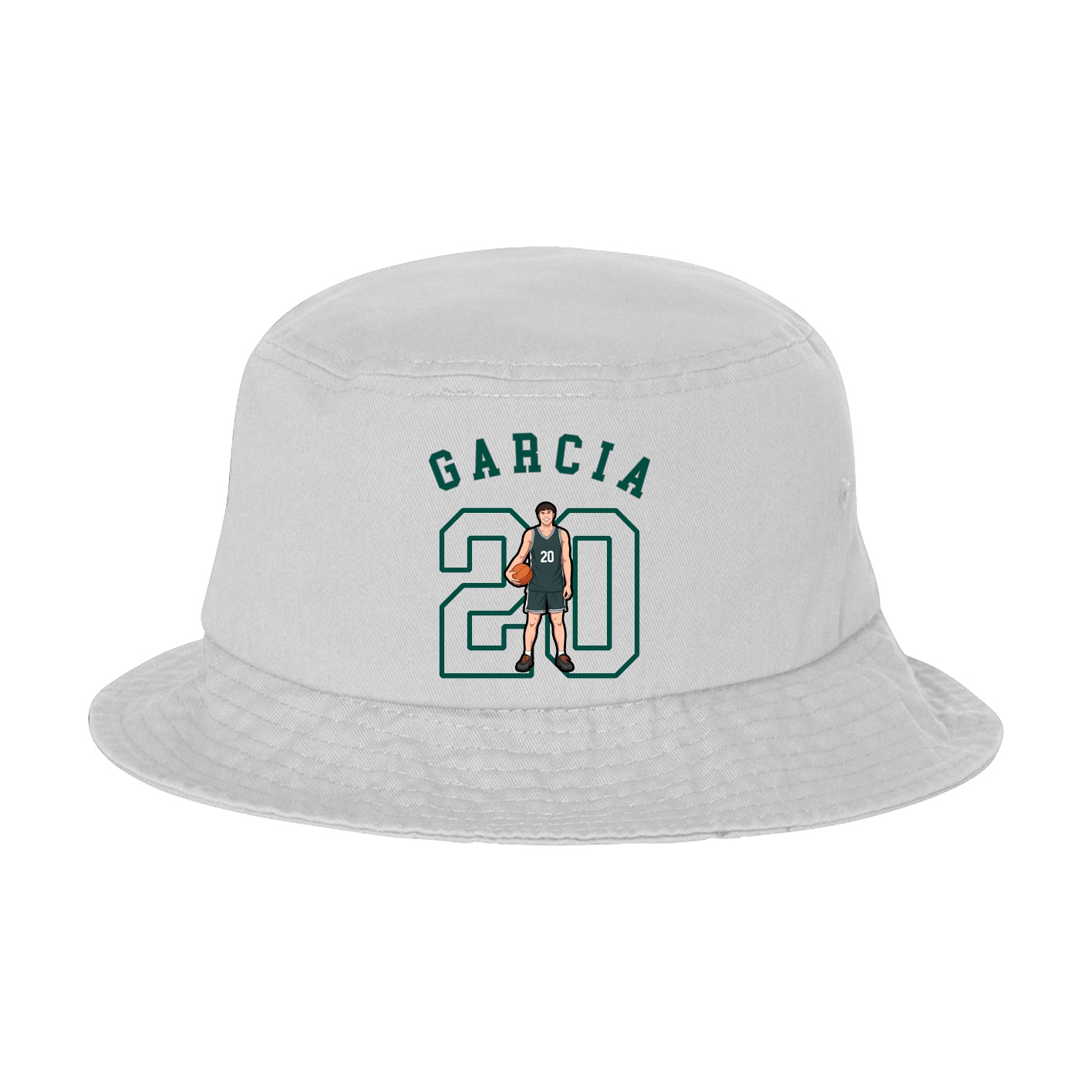 Bucket Cap — Shirsey Arch in White