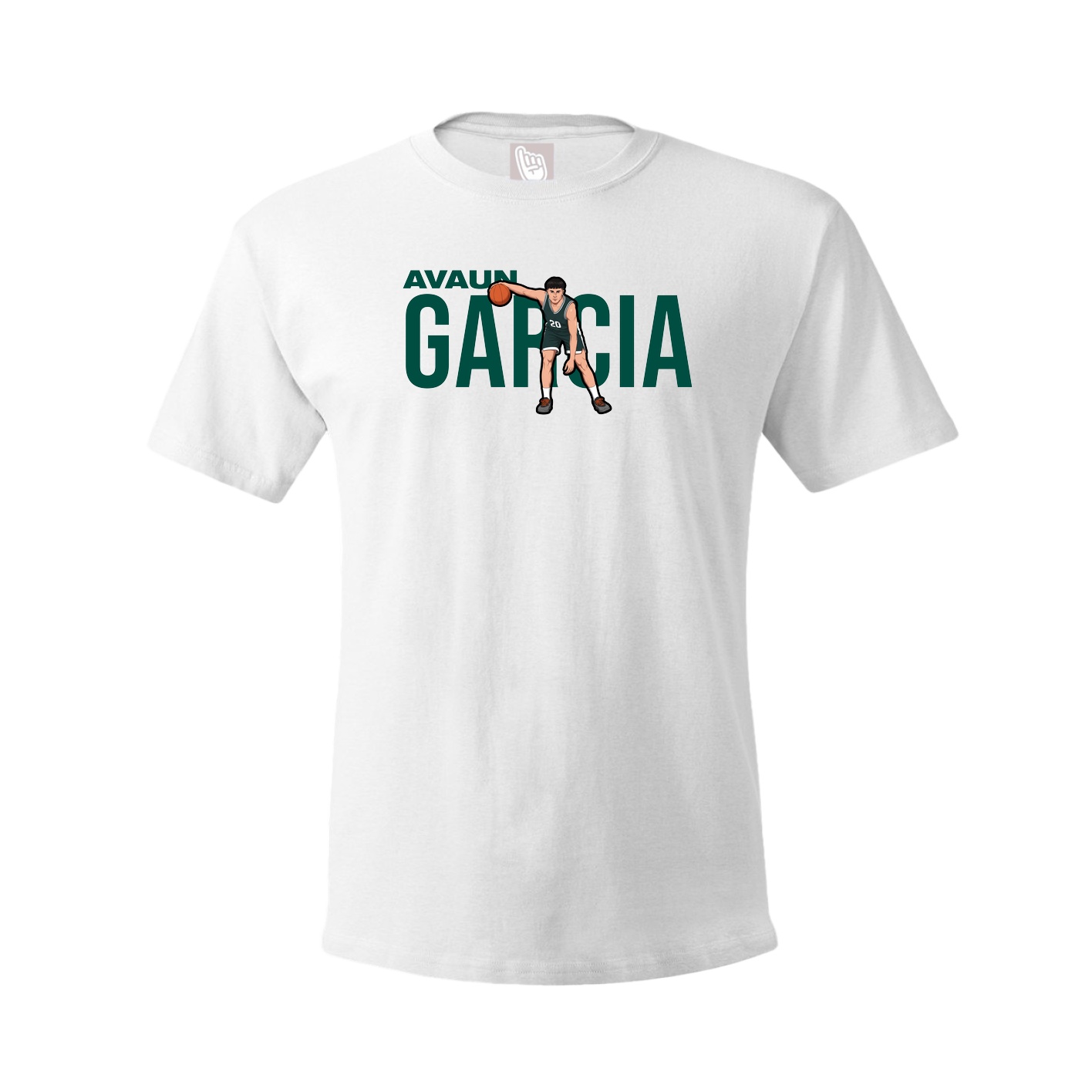 Youth Tee — Player Name in White