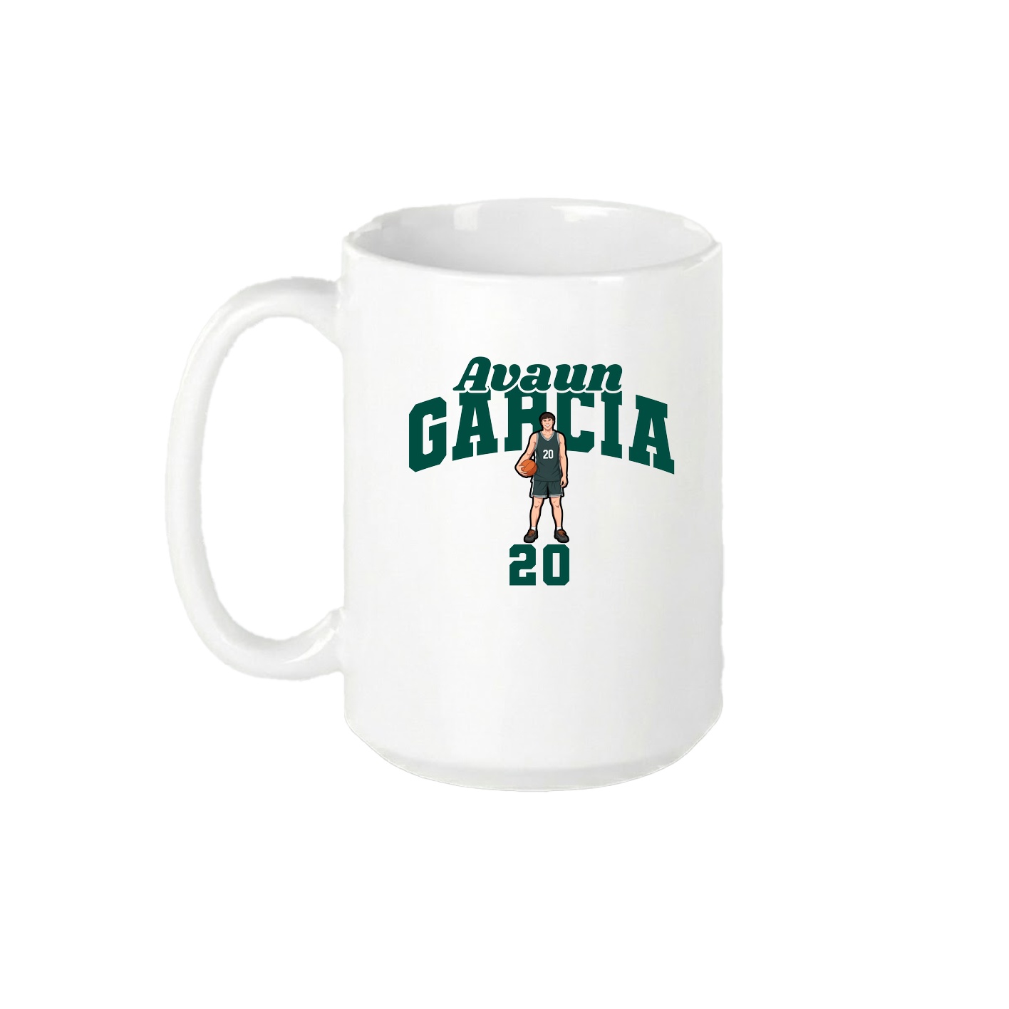 15oz Coffee Mug — Signature Arch in White