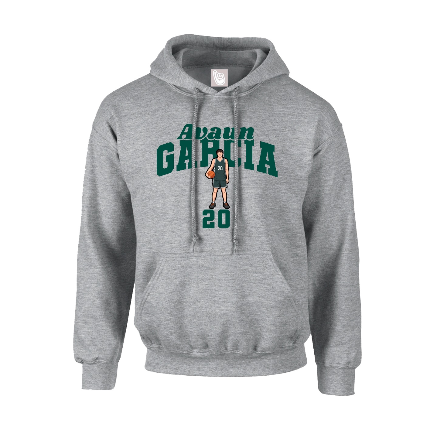 Hoodie — Signature Arch in Grey
