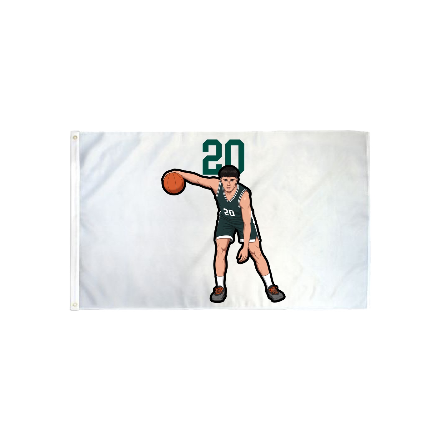3x5 Flag — Number Top in Classic