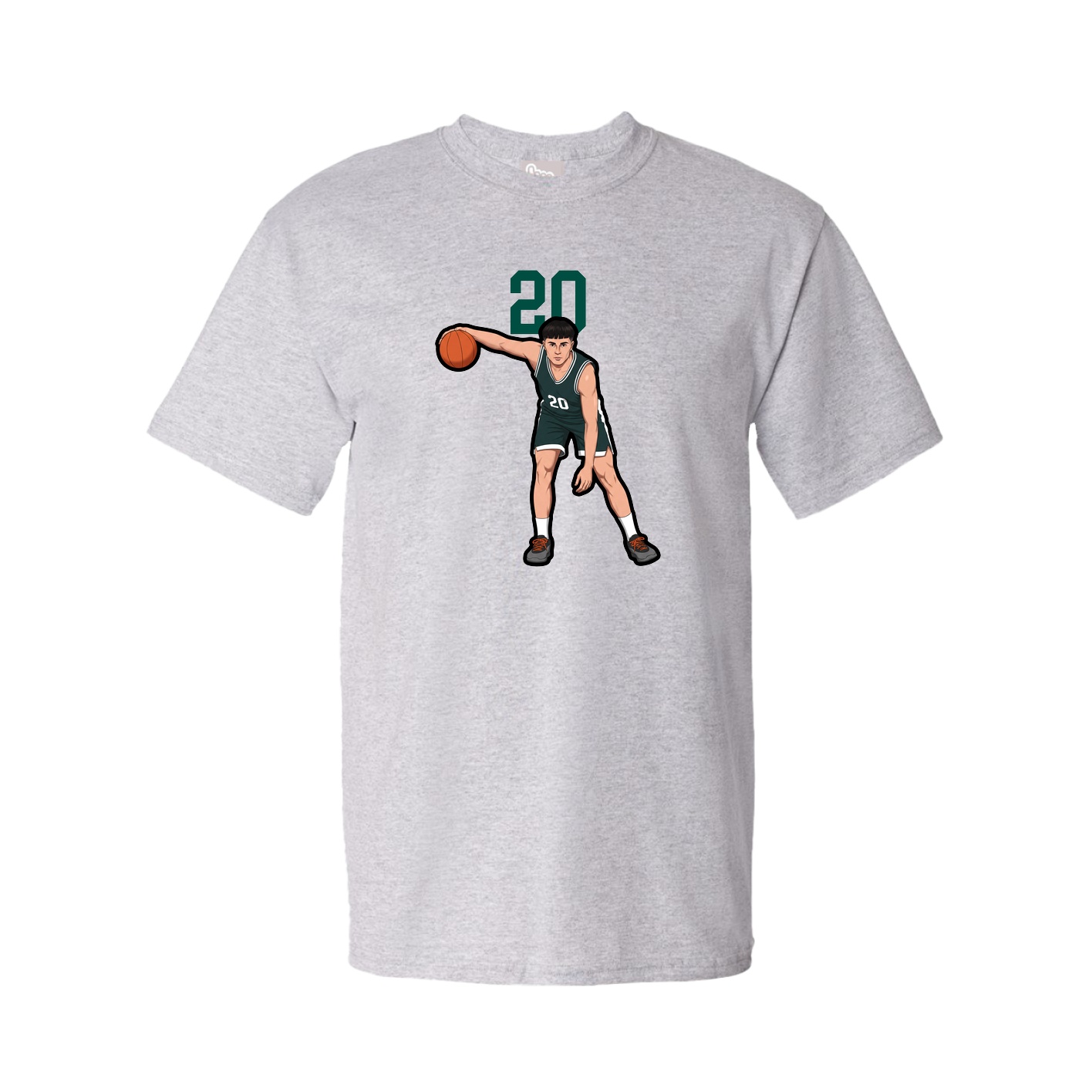 Tee — Number Top in Grey