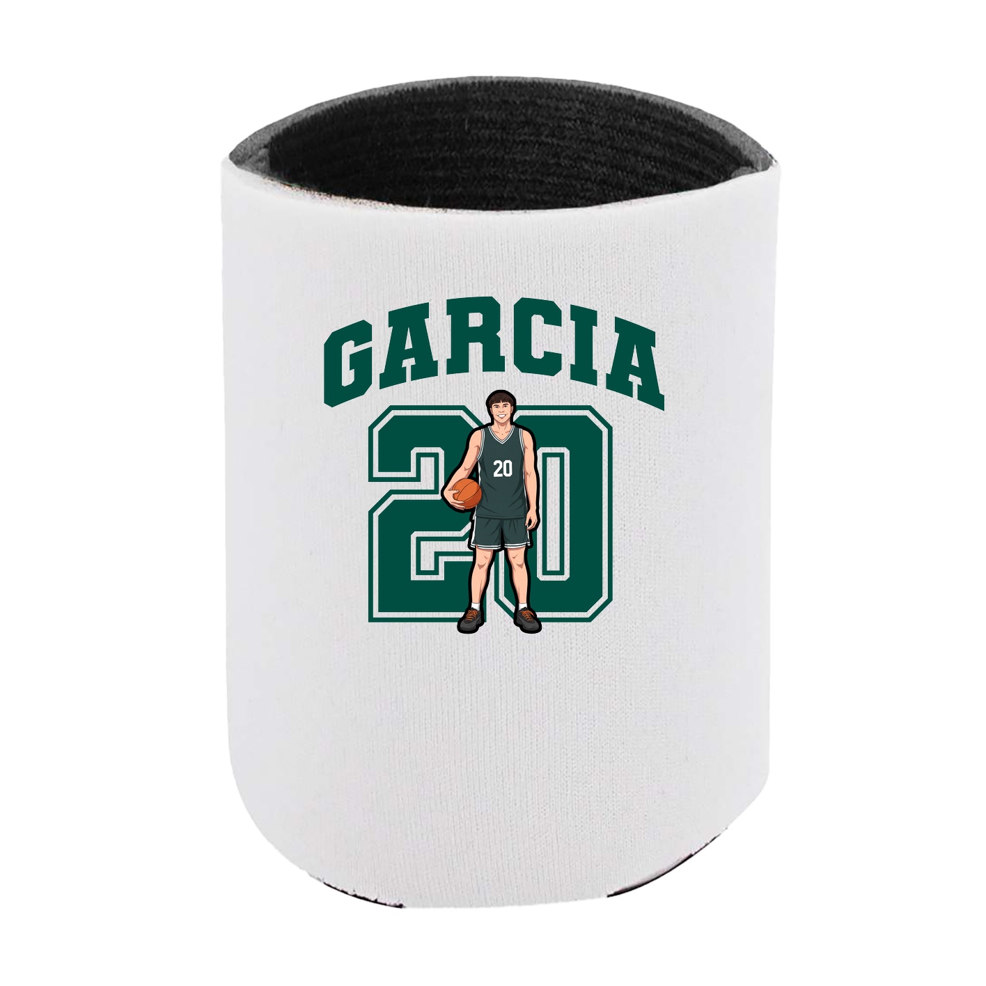 Can Holder — Number in White