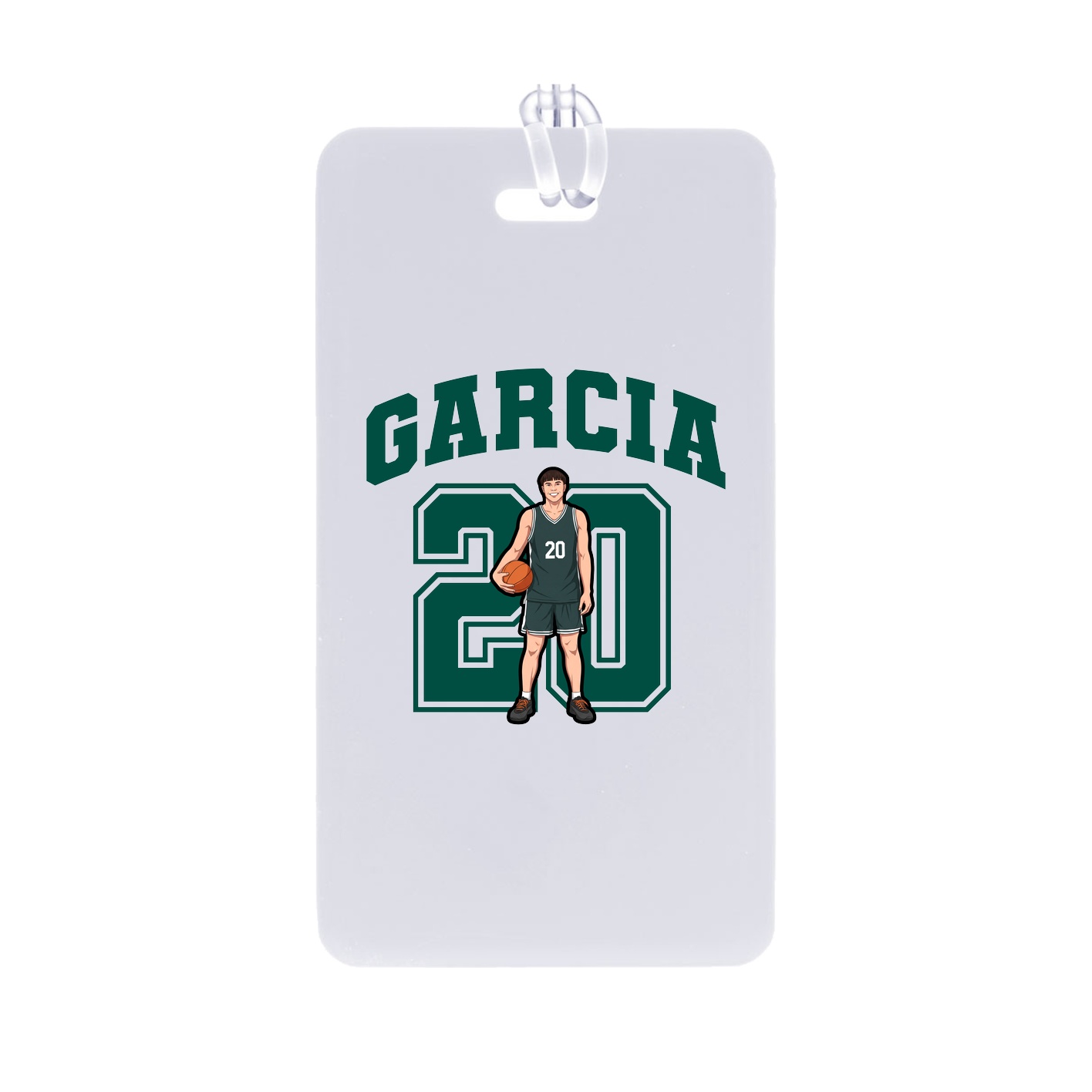 Bag Tag — Number in Classic