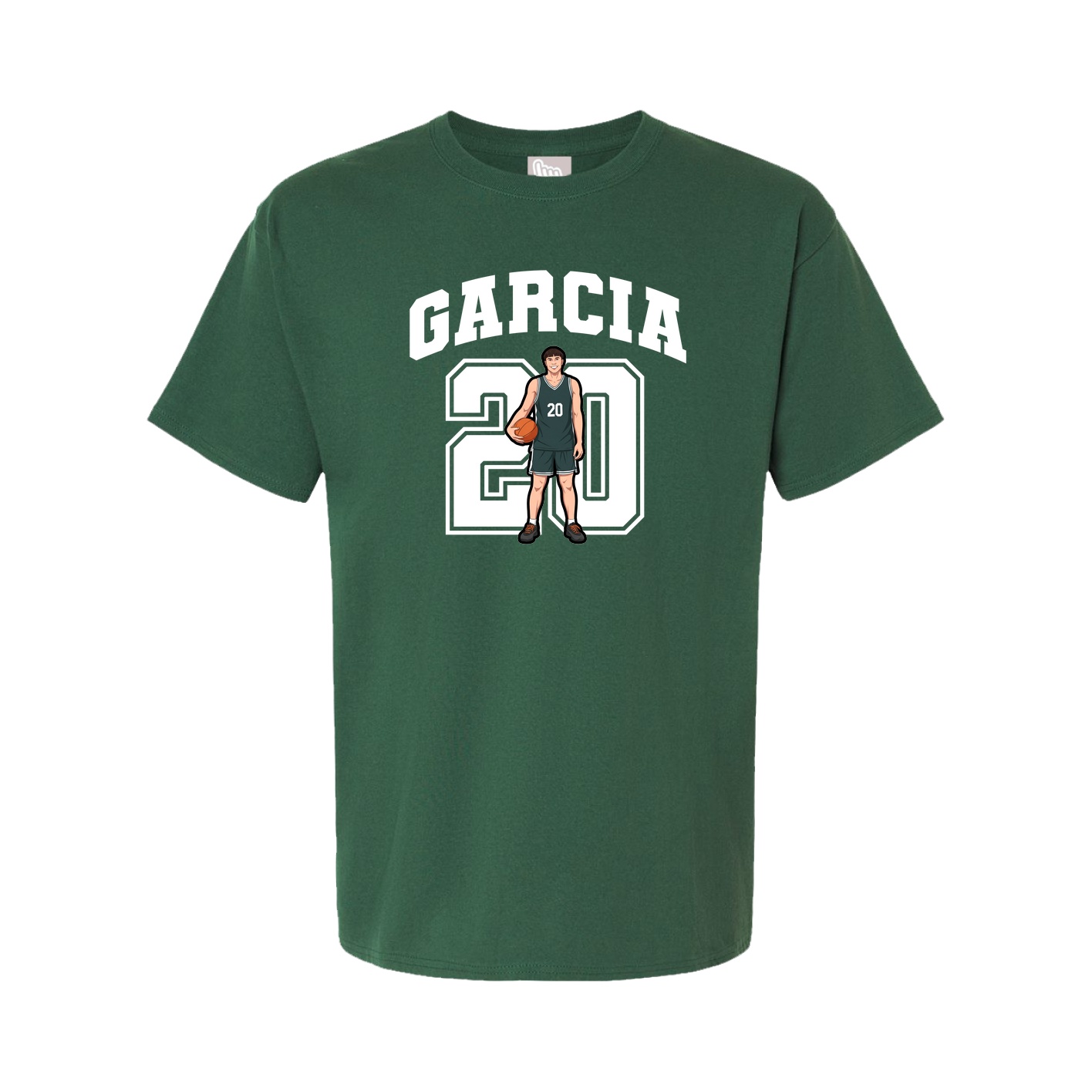 Tee — Number in Green
