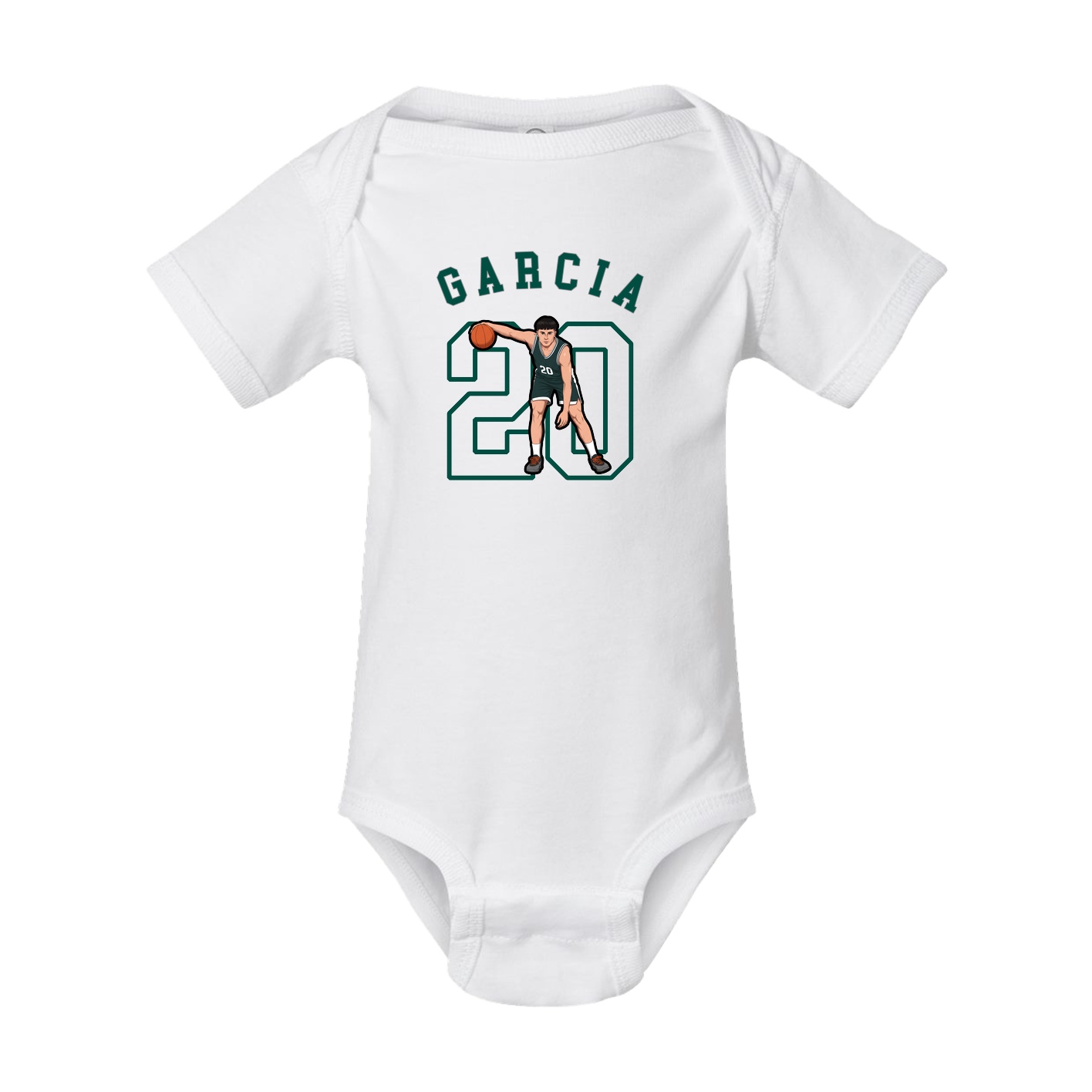 Baby Onesie — Shirsey Arch in White