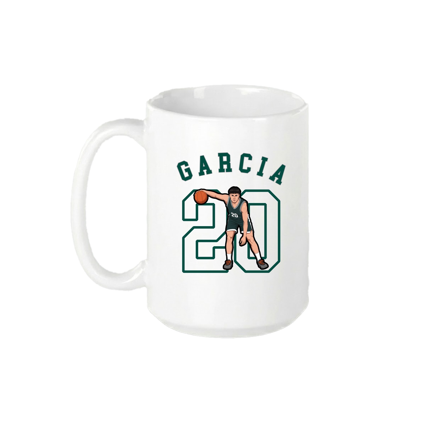 15oz Coffee Mug — Shirsey Arch in White