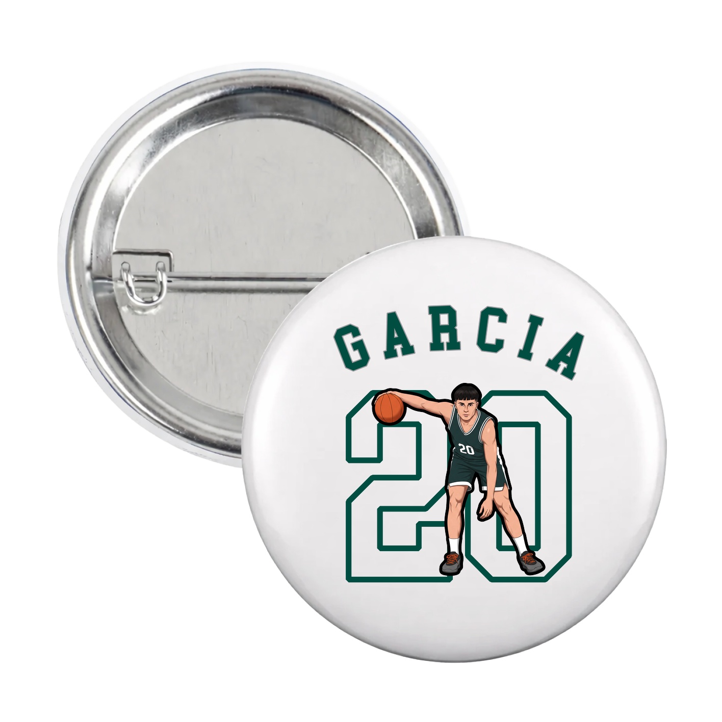 Game Day Button — Shirsey Arch in White
