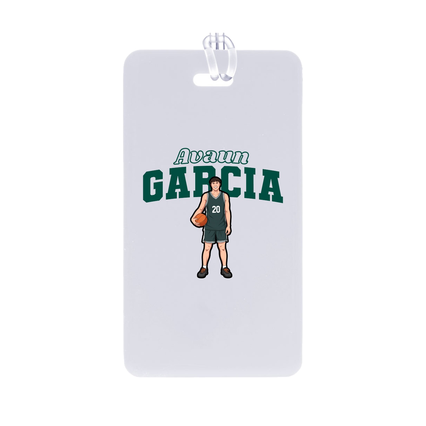 Bag Tag — Name Arch in Classic