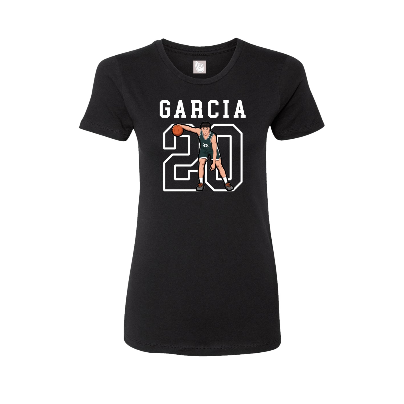 Fitted Women's Tee — Shirsey in Black