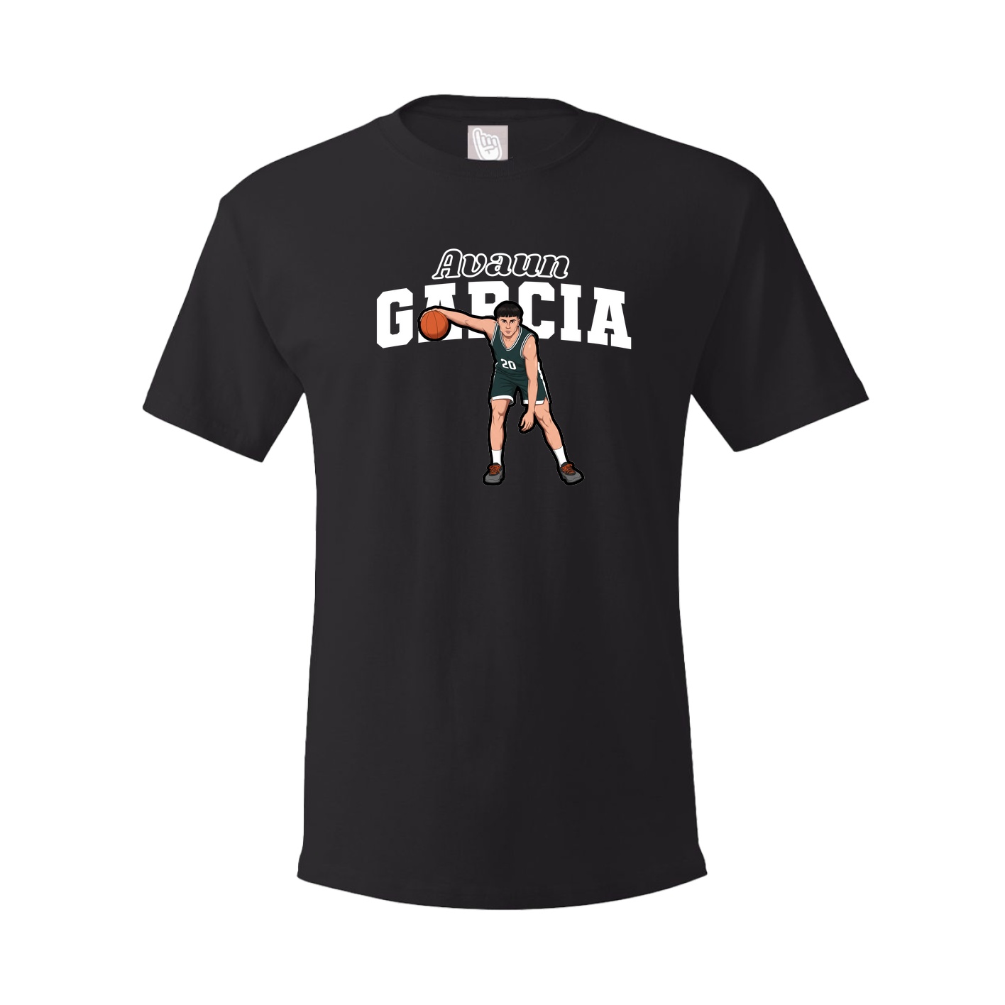 Youth Tee — Name Arch in Black