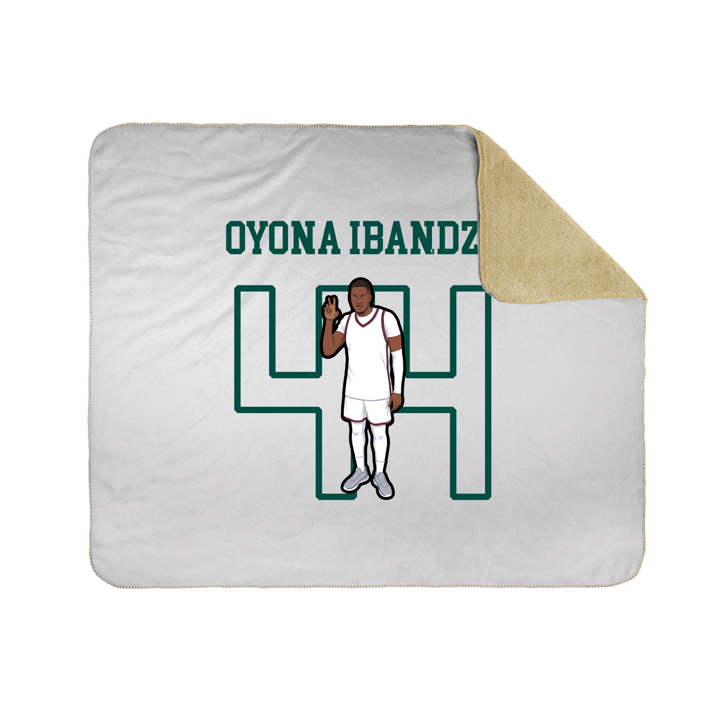 Throw Blanket — Shirsey in White